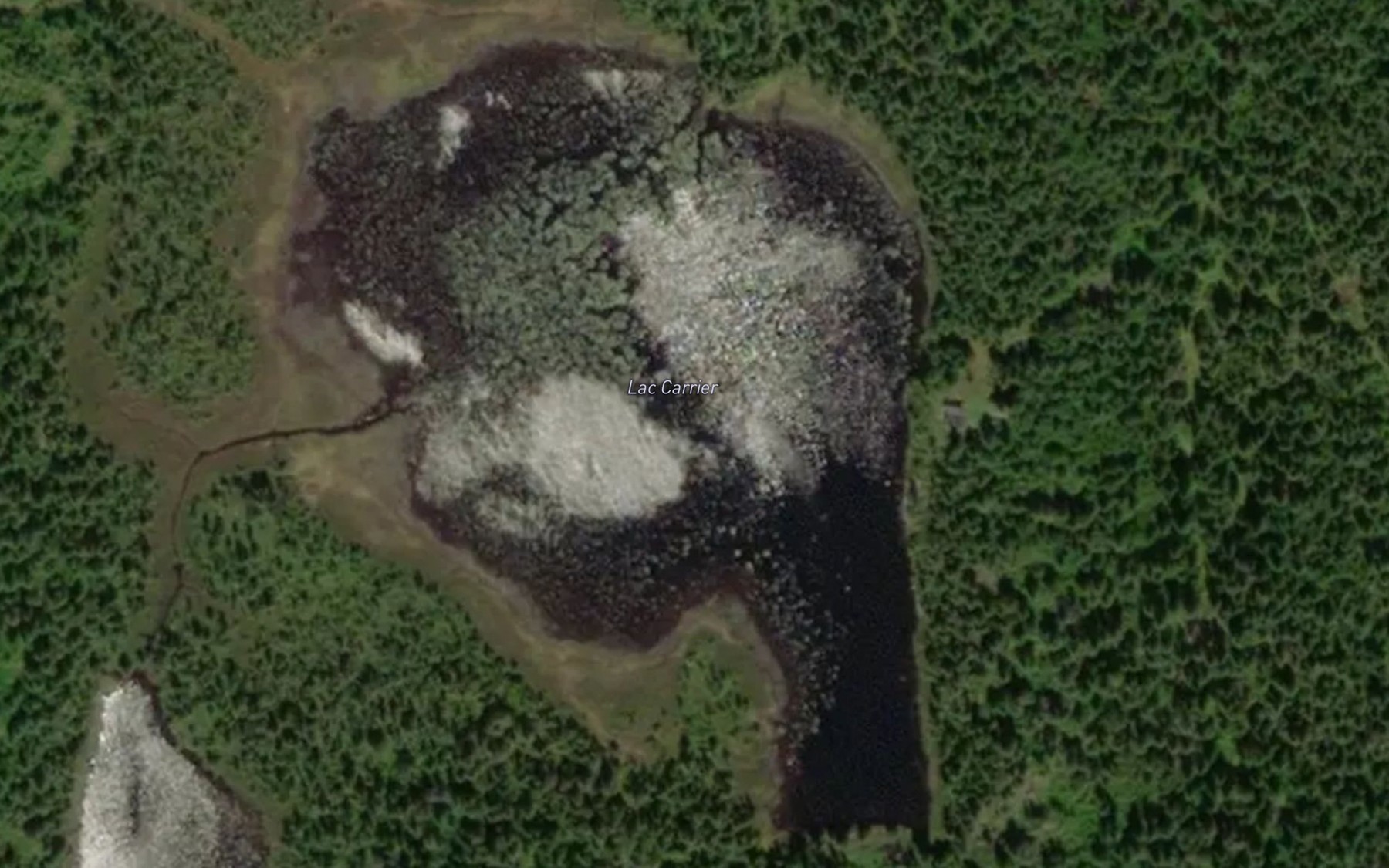 Satellite map of the Lac Carrier