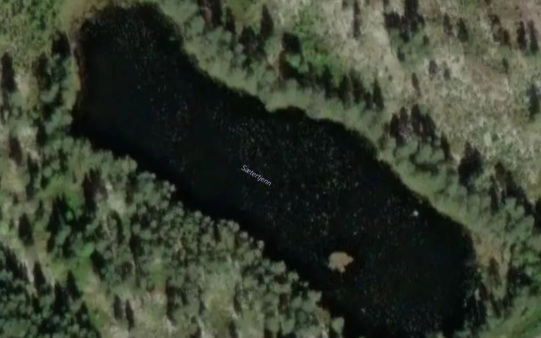Satellite map of the Saetertjern