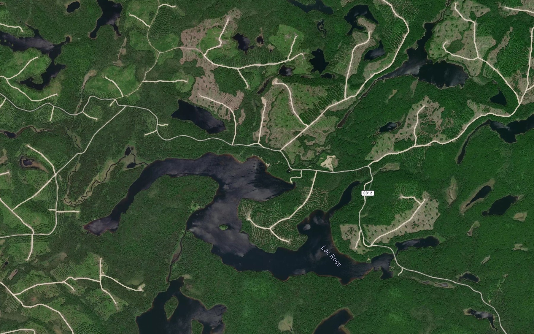 Satellite map of the Ruisseau Rossmill