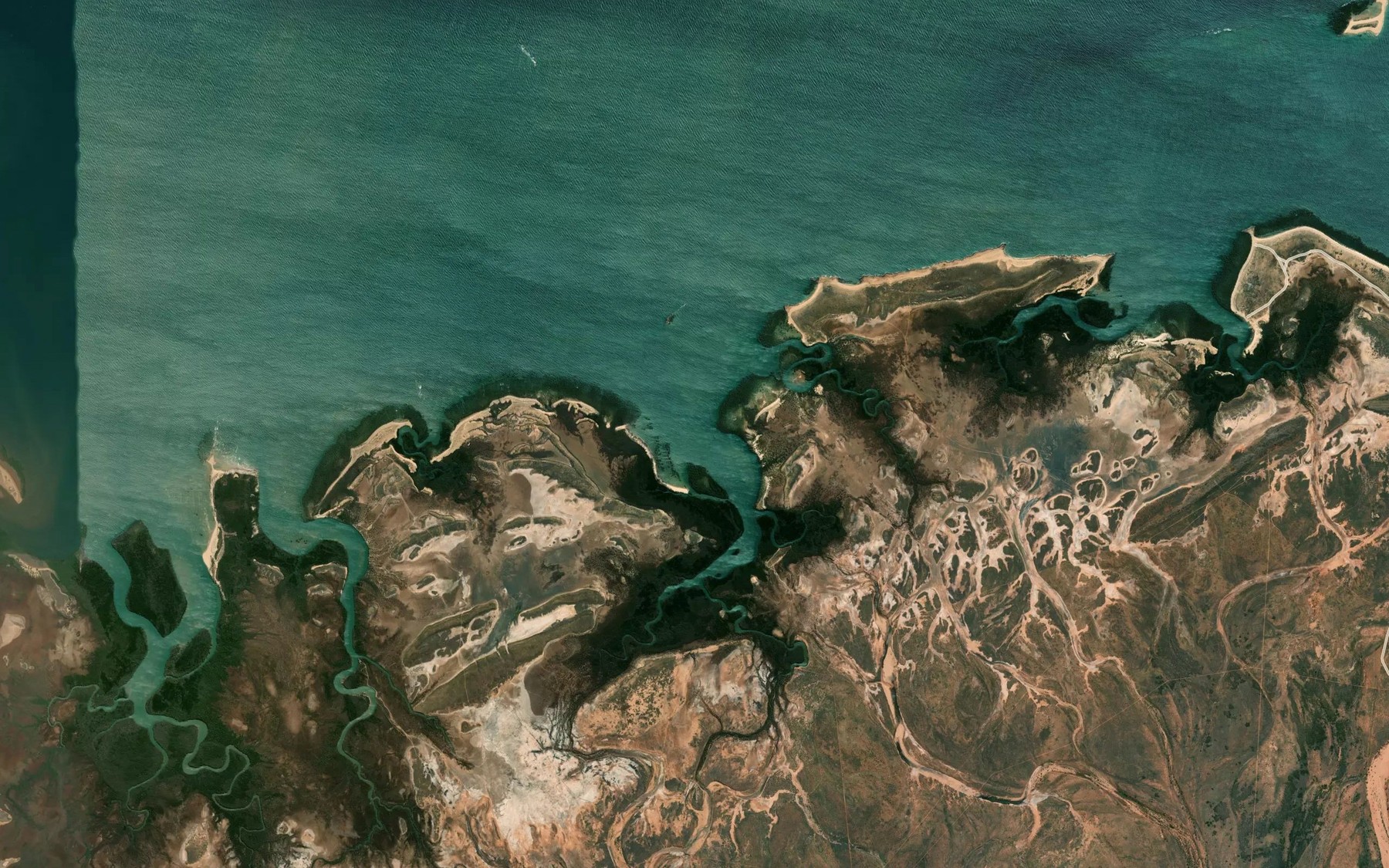 Satellite map of the Turner River East Branch