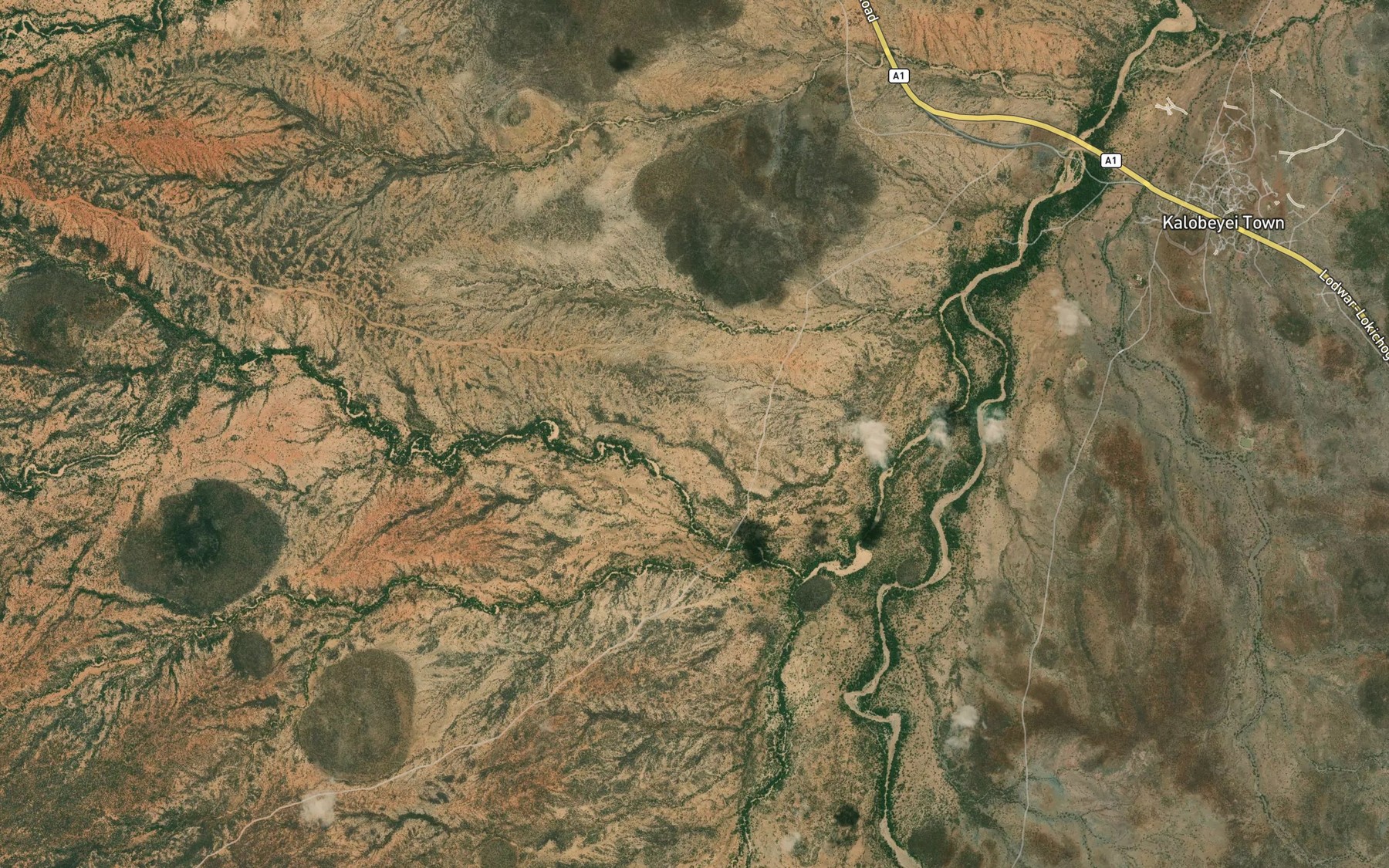 Satellite map of the Lochoro