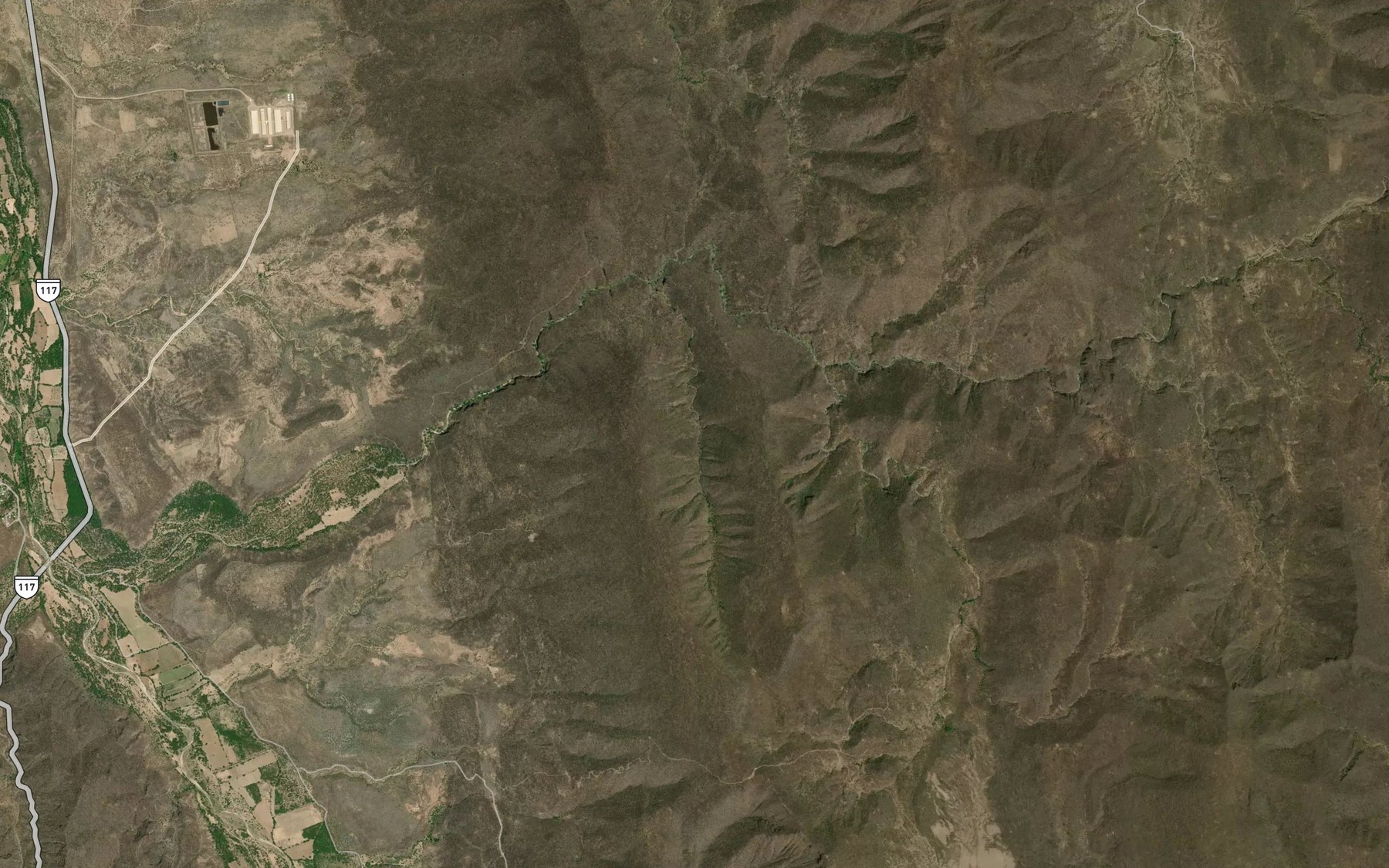 Satellite map of the Barranca Otatal