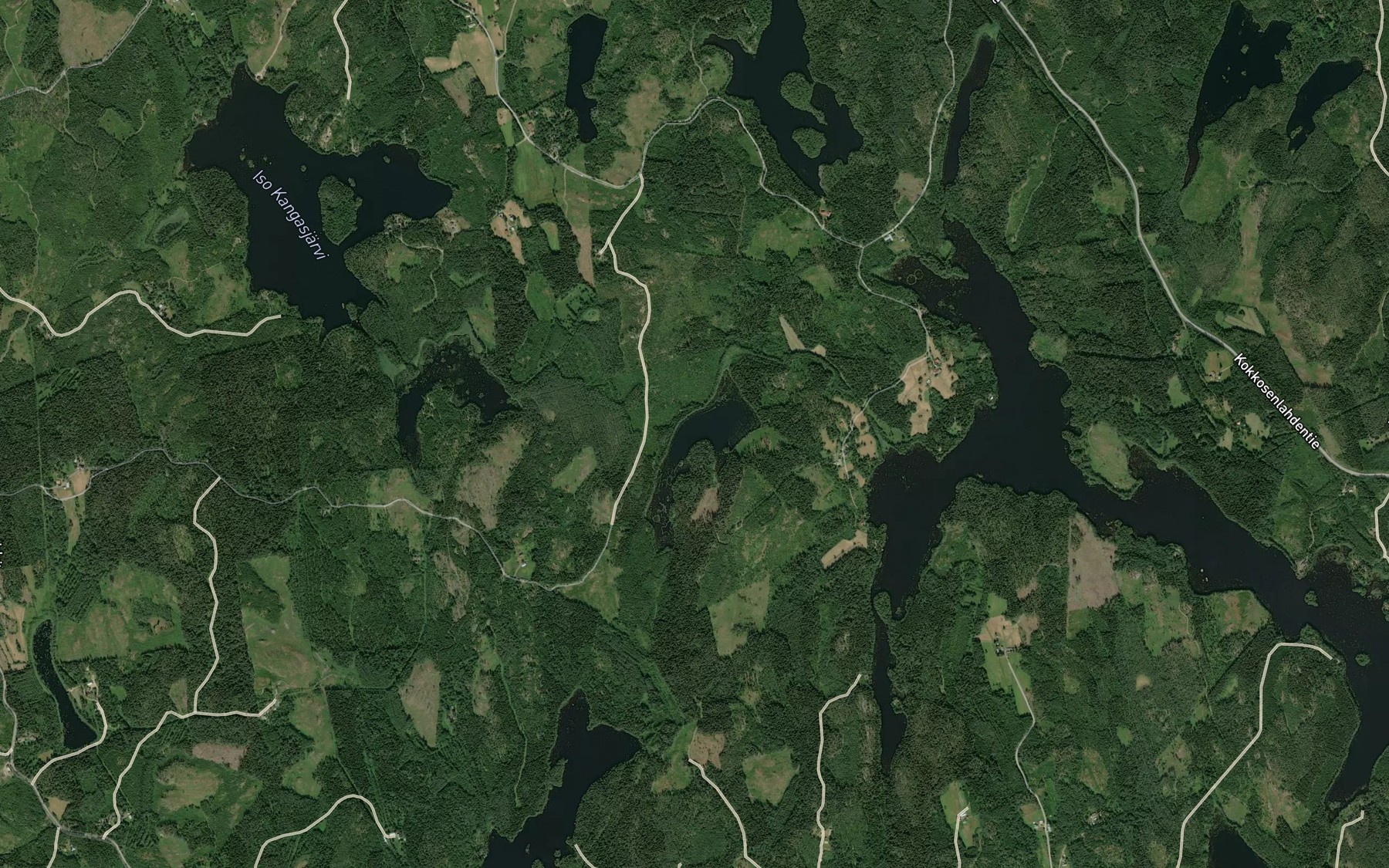 Satellite map of the Siilinjarvi