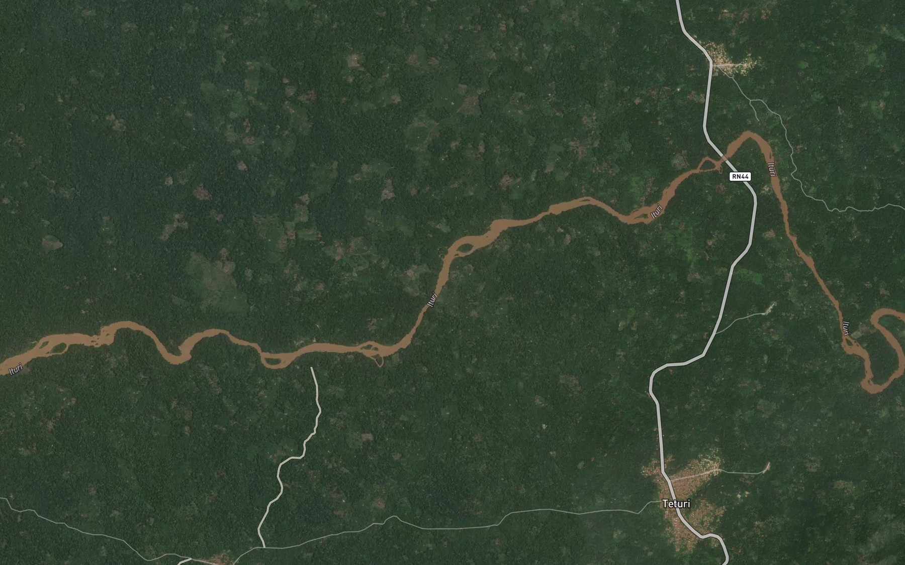 Satellite map of the Teturi