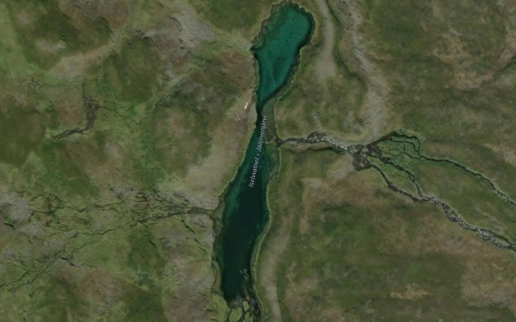 Satellite map of the Iselvvatnet