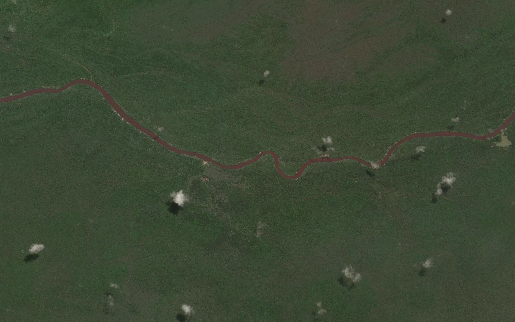 Satellite map of the Mosondjo