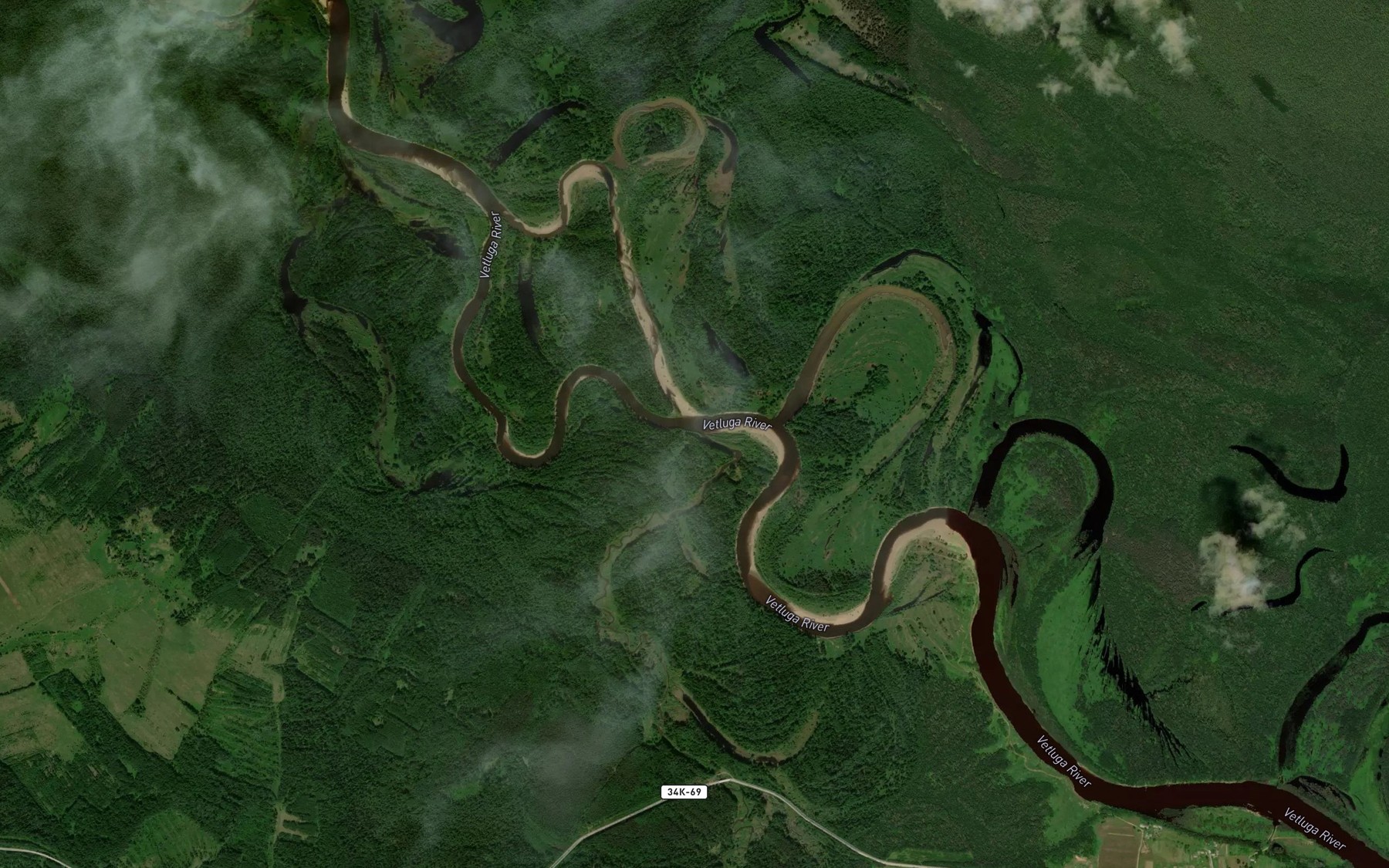 Satellite map of the Yakshanga