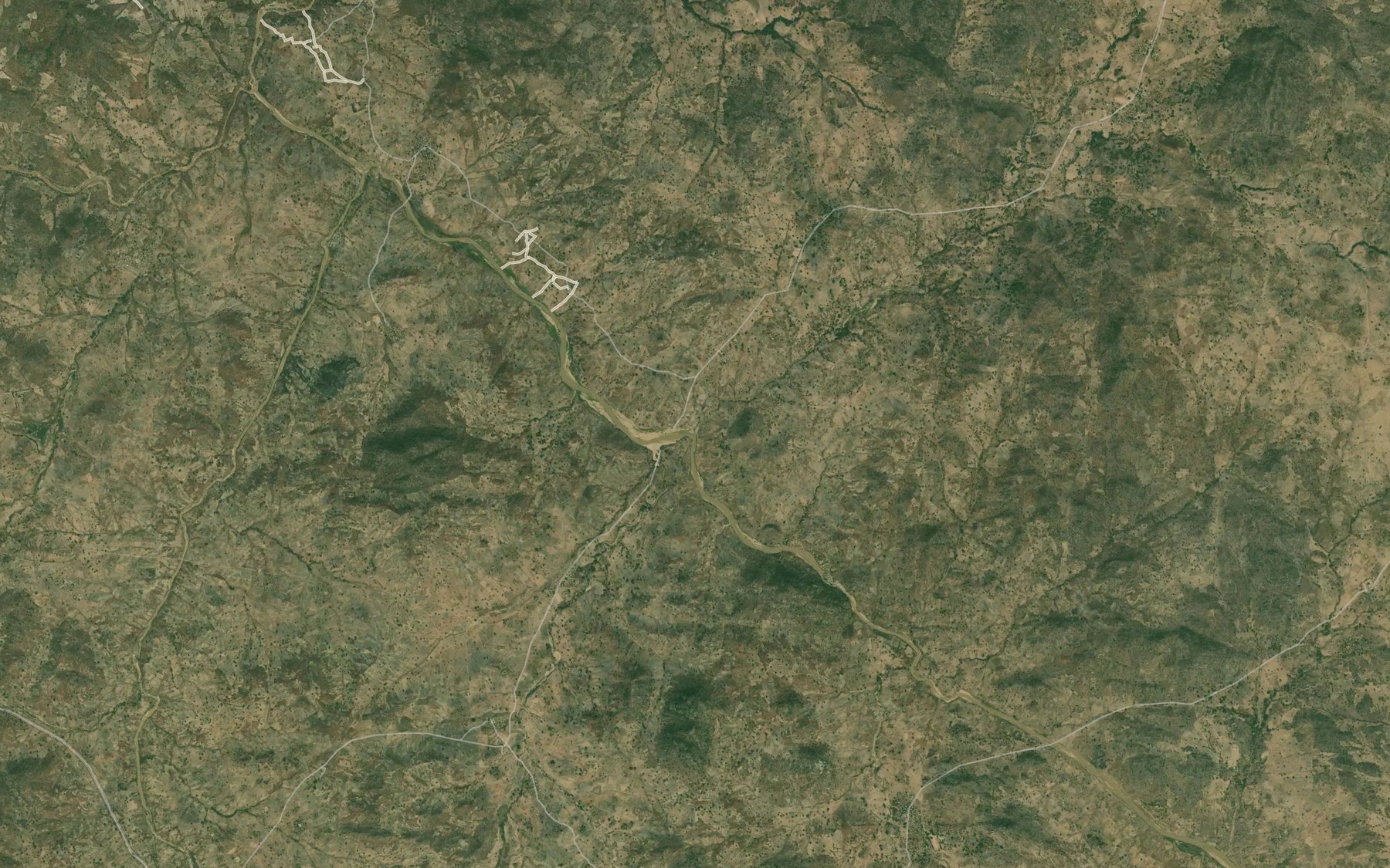 Satellite map of the River Matabu