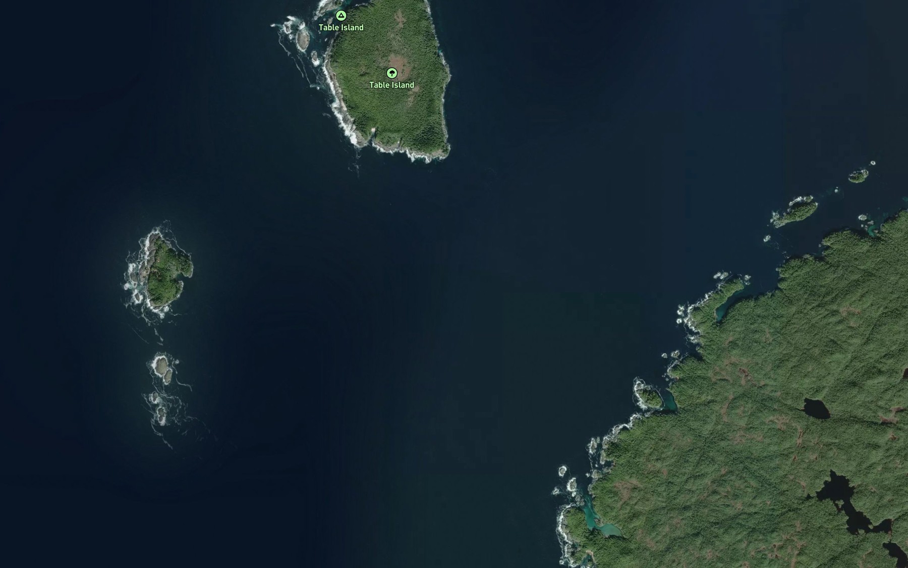 Satellite map of the Alexandra Passage