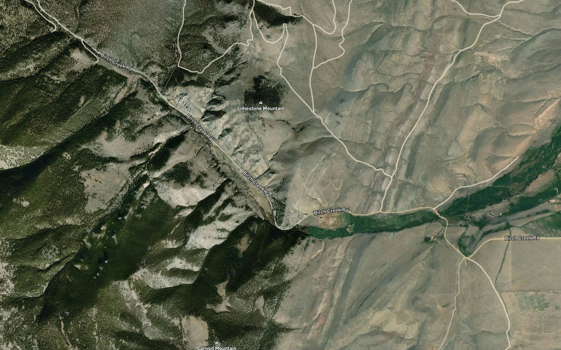 Satellite map of the 05S10W02DABB01 Spring