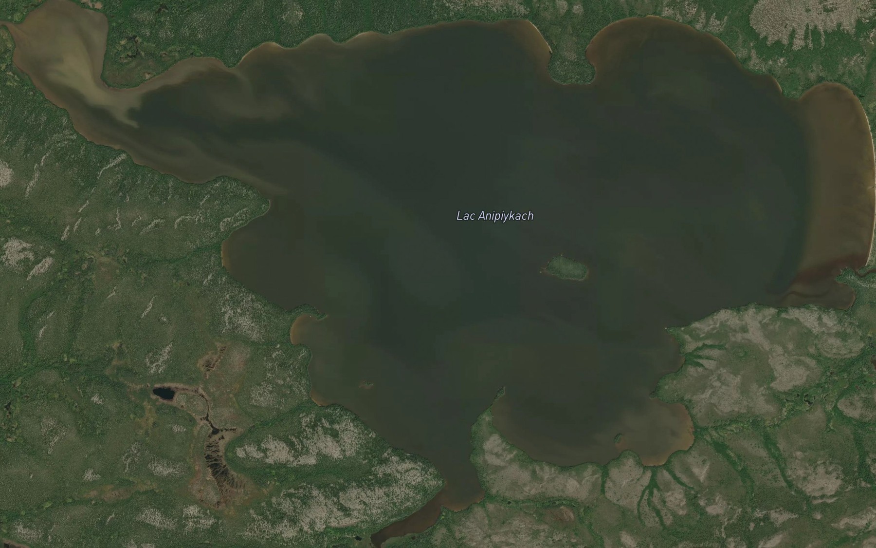 Satellite map of the Lac Anipiykach