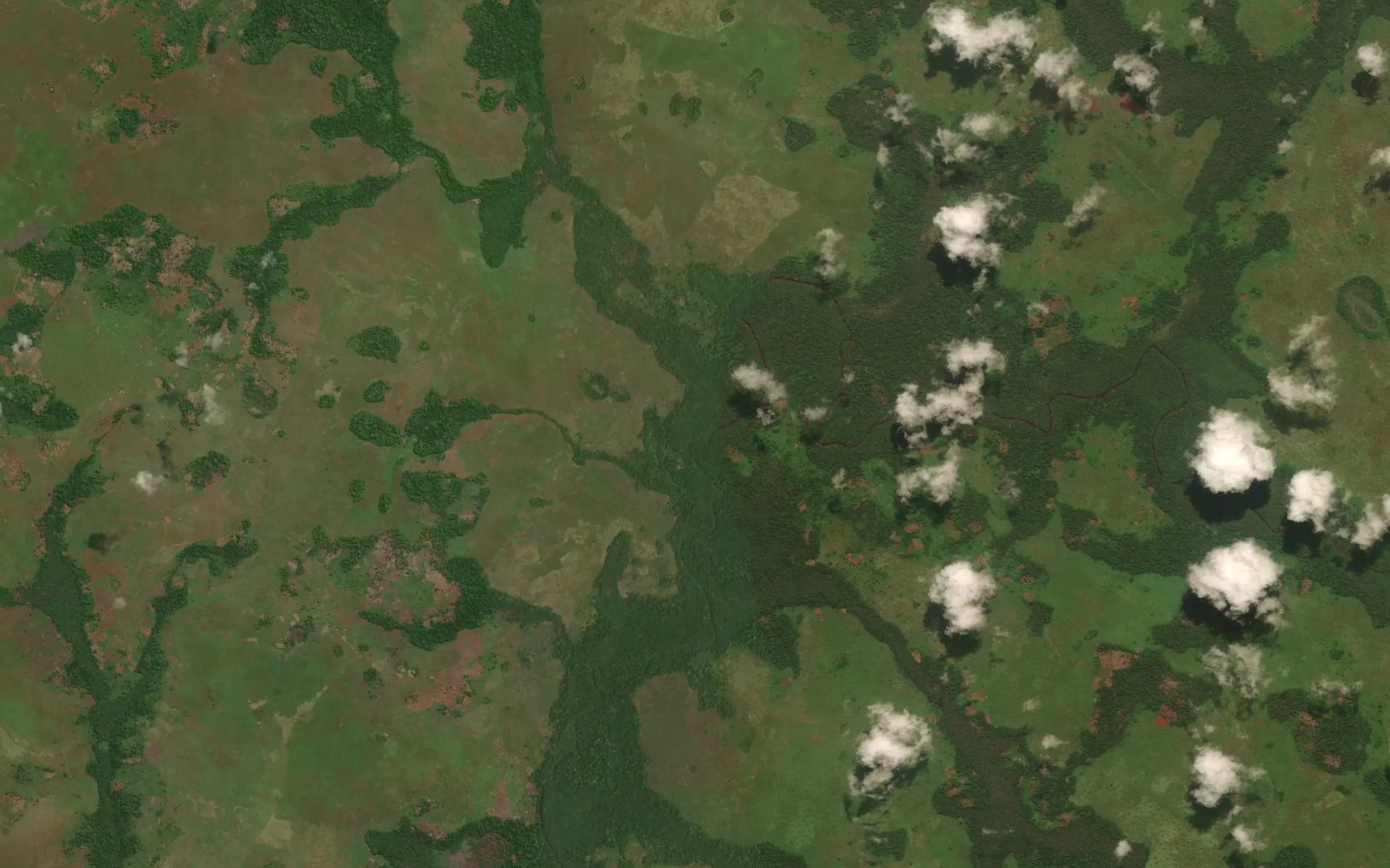 Satellite map of the Lembe