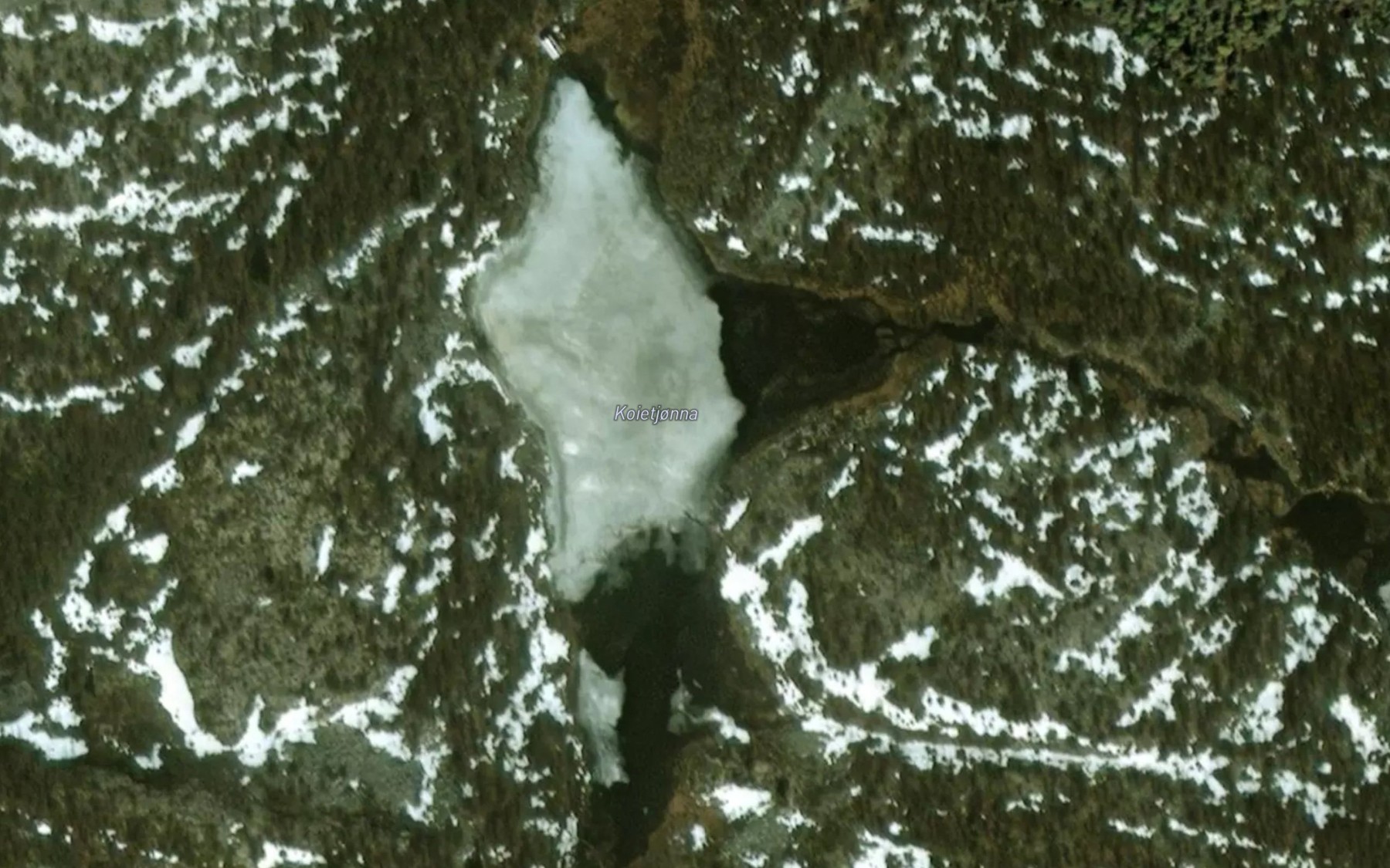 Satellite map of the Koietjorna