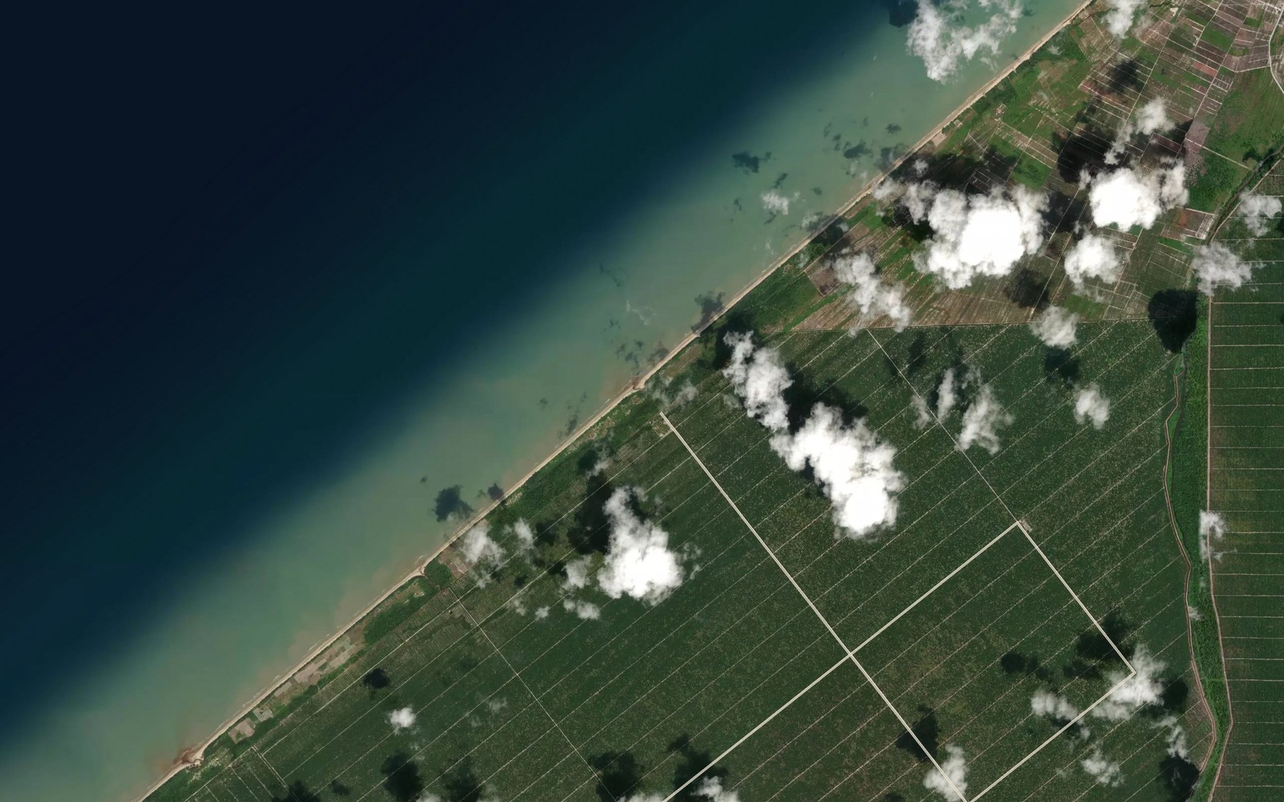 Satellite map of the Sungai Tujoh