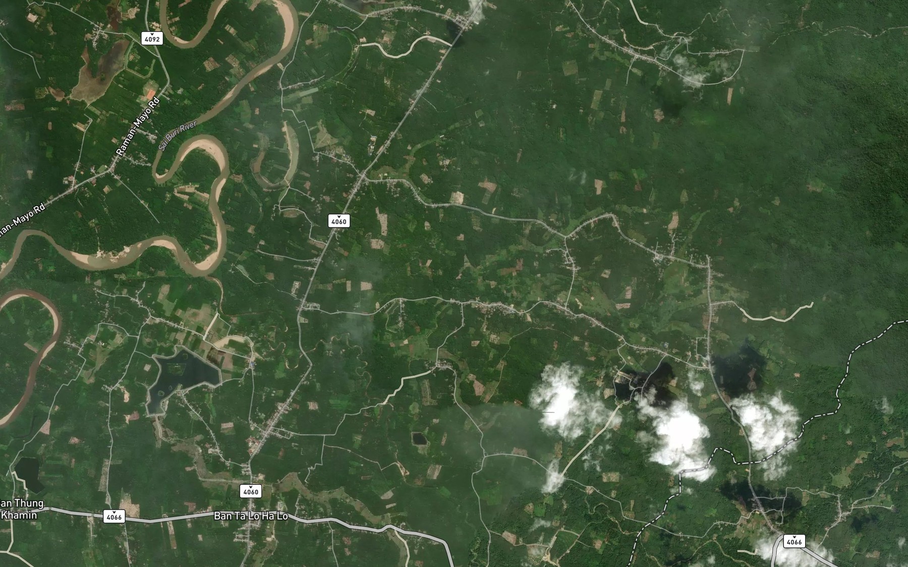 Satellite map of the Khlong Me Re