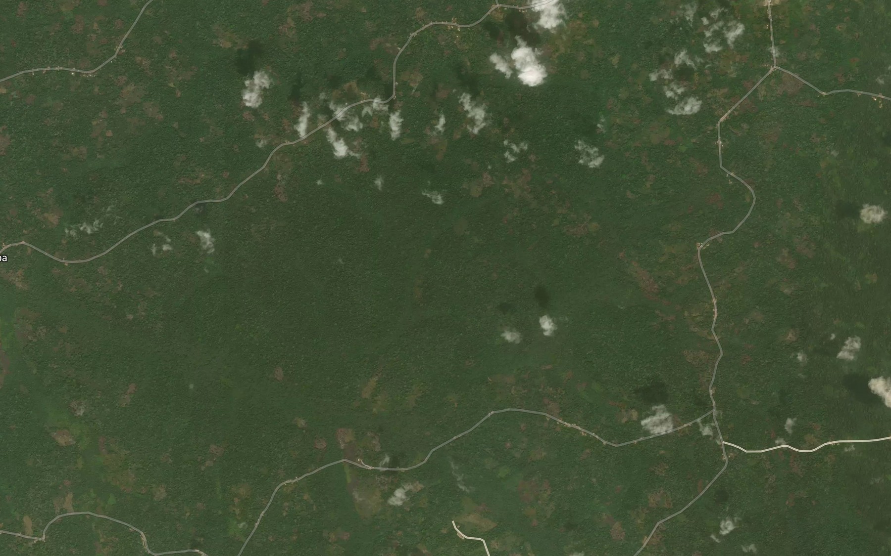 Satellite map of the Simbi