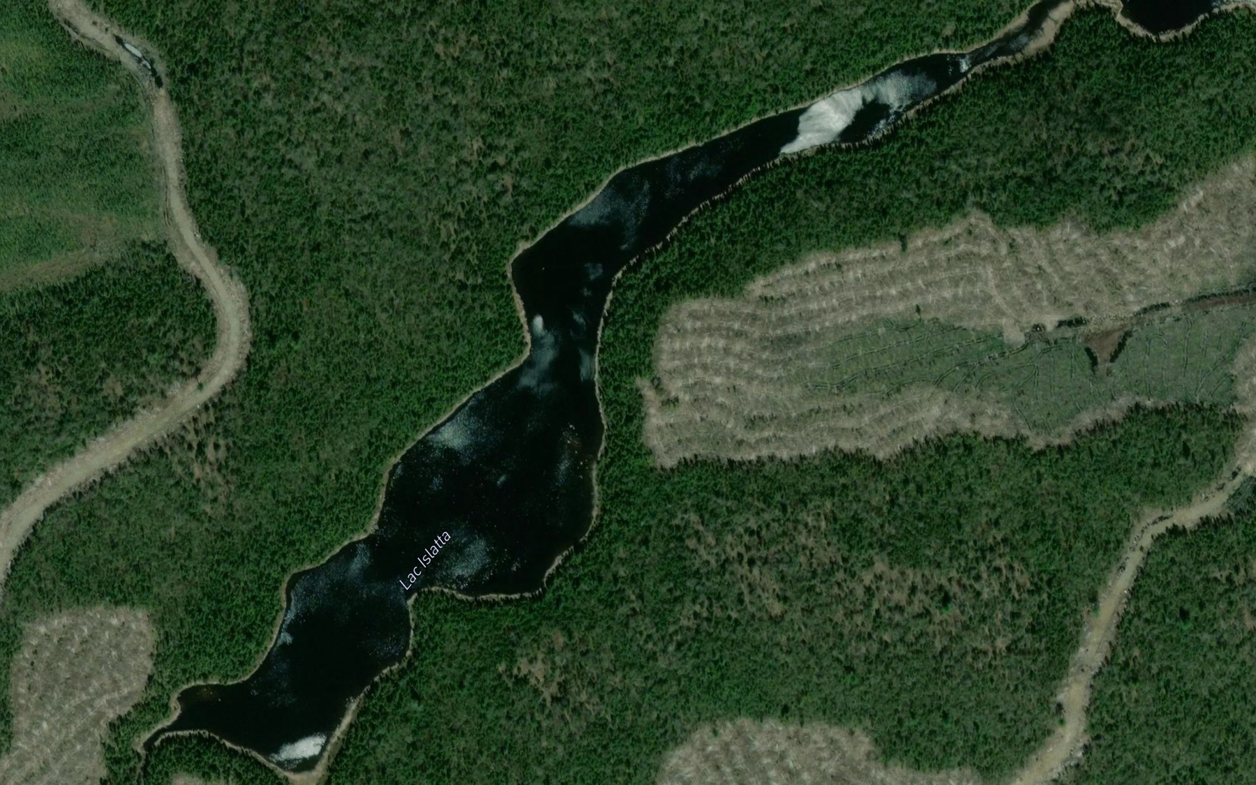 Satellite map of the Lac Islatta