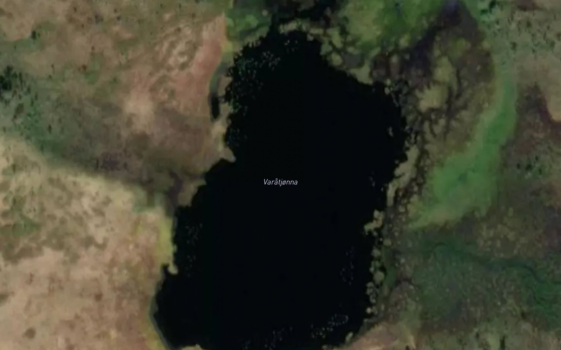Satellite map of the Varatjorna
