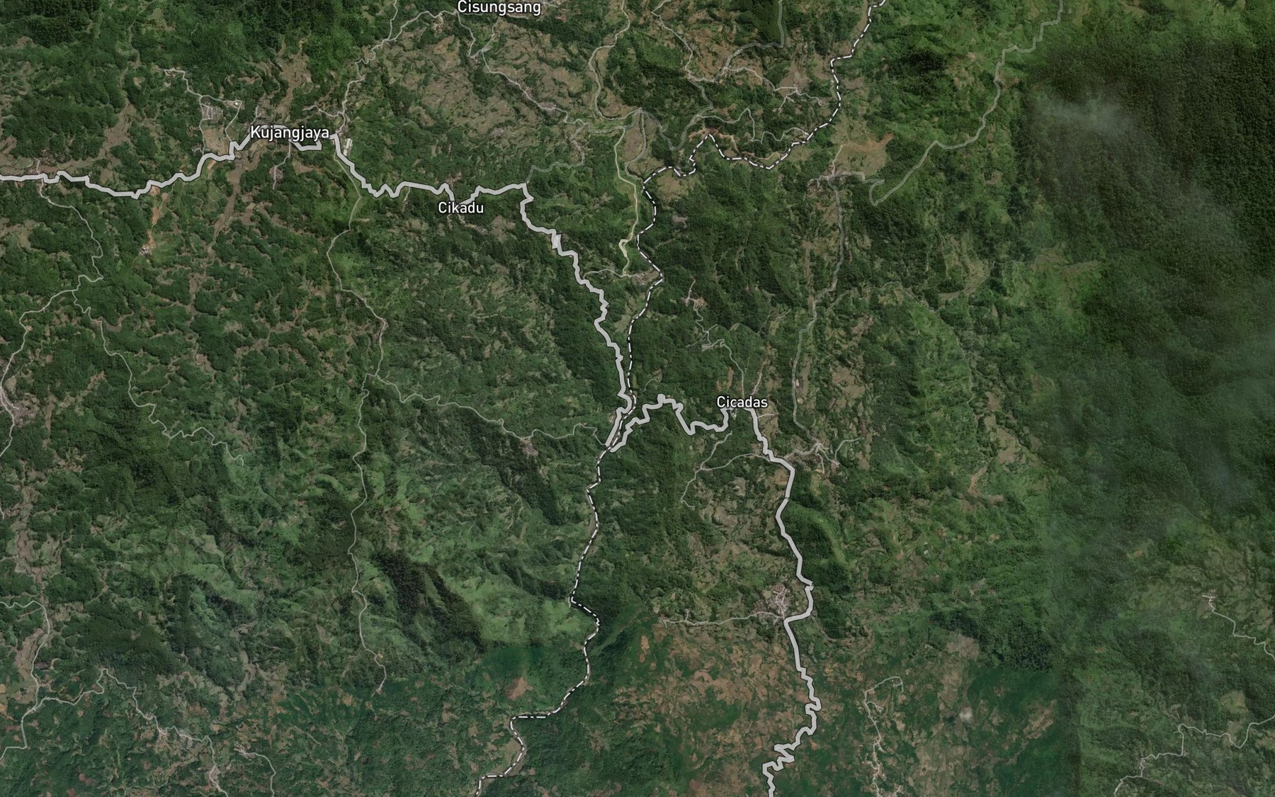Satellite map of the Ci Aul