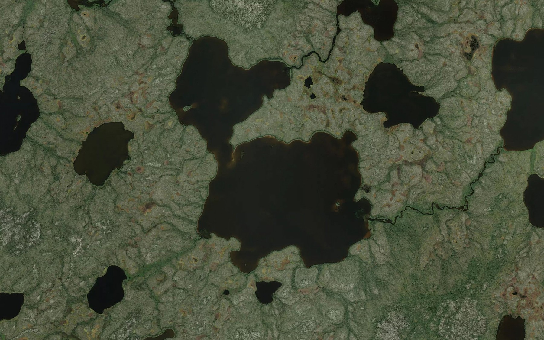 Satellite map of the Verasky Lake