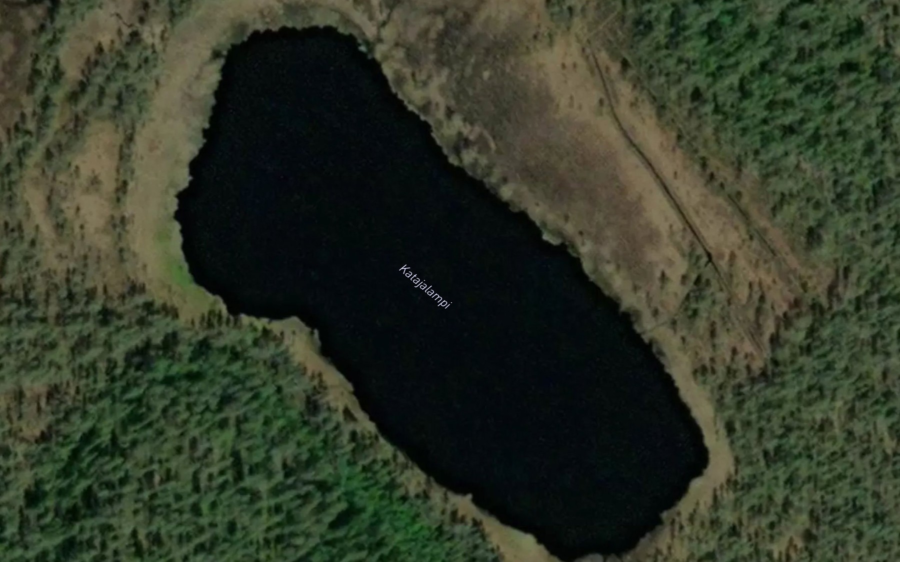 Satellite map of the Katajalampi