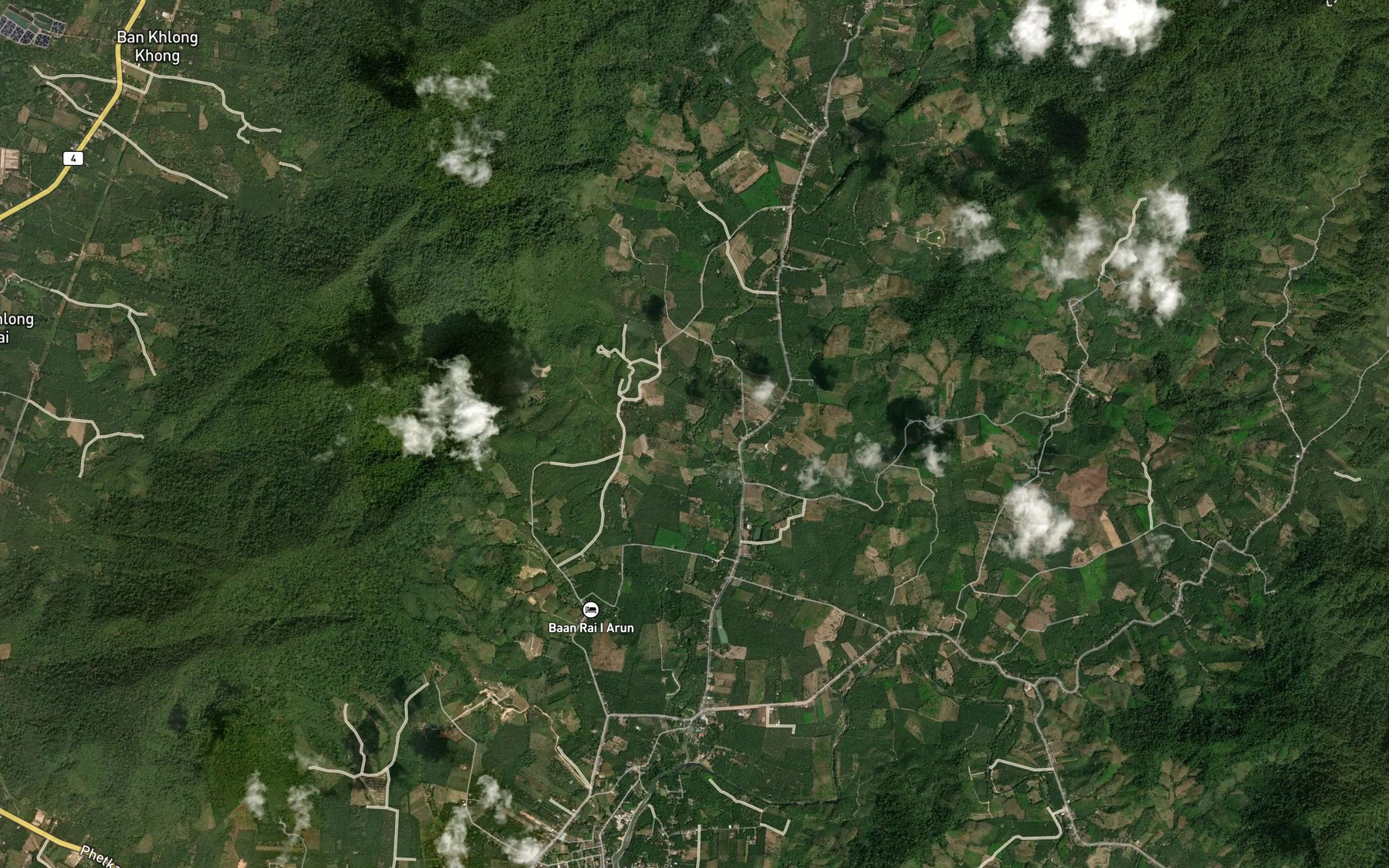 Satellite map of the Huai Tap Tao