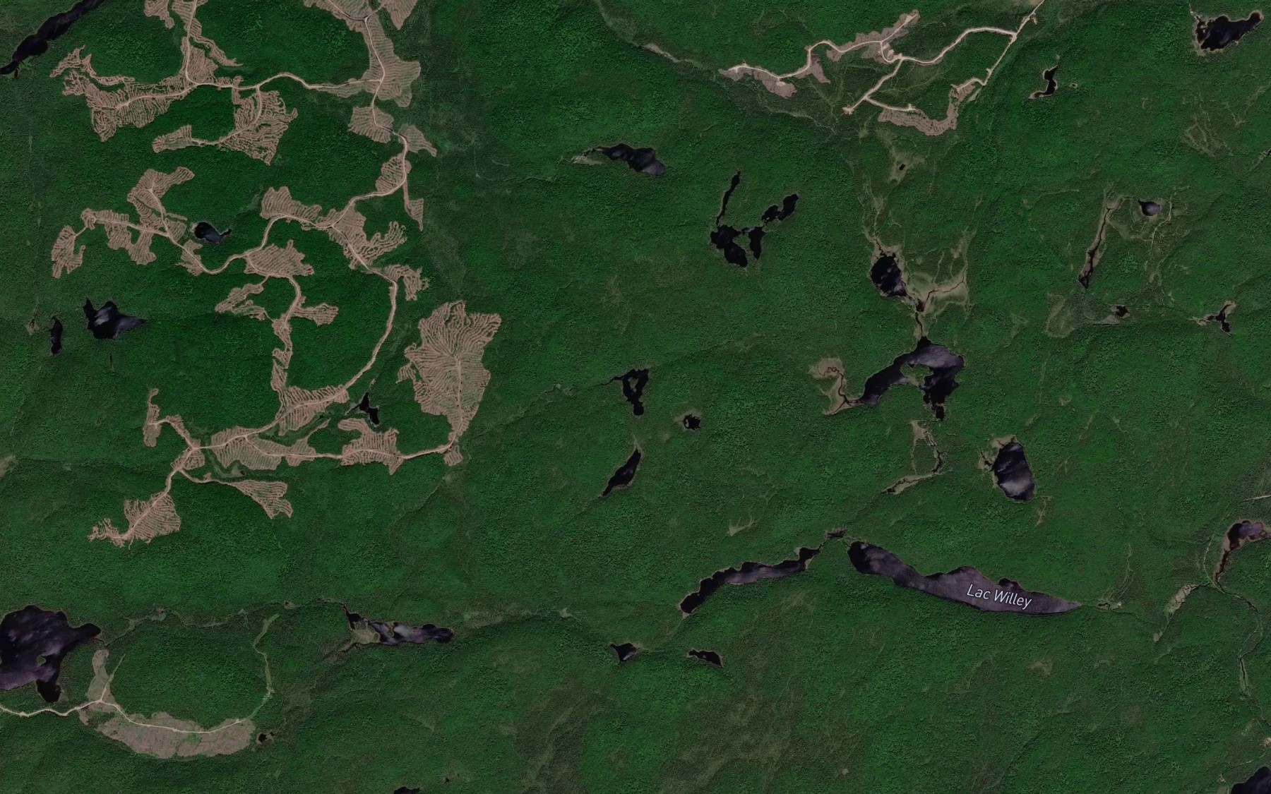 Satellite map of the Lac Desuni