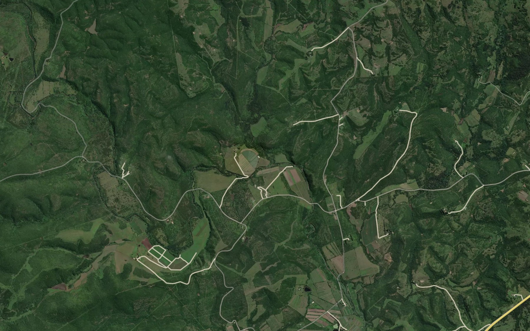 Satellite map of the Ngwenkala