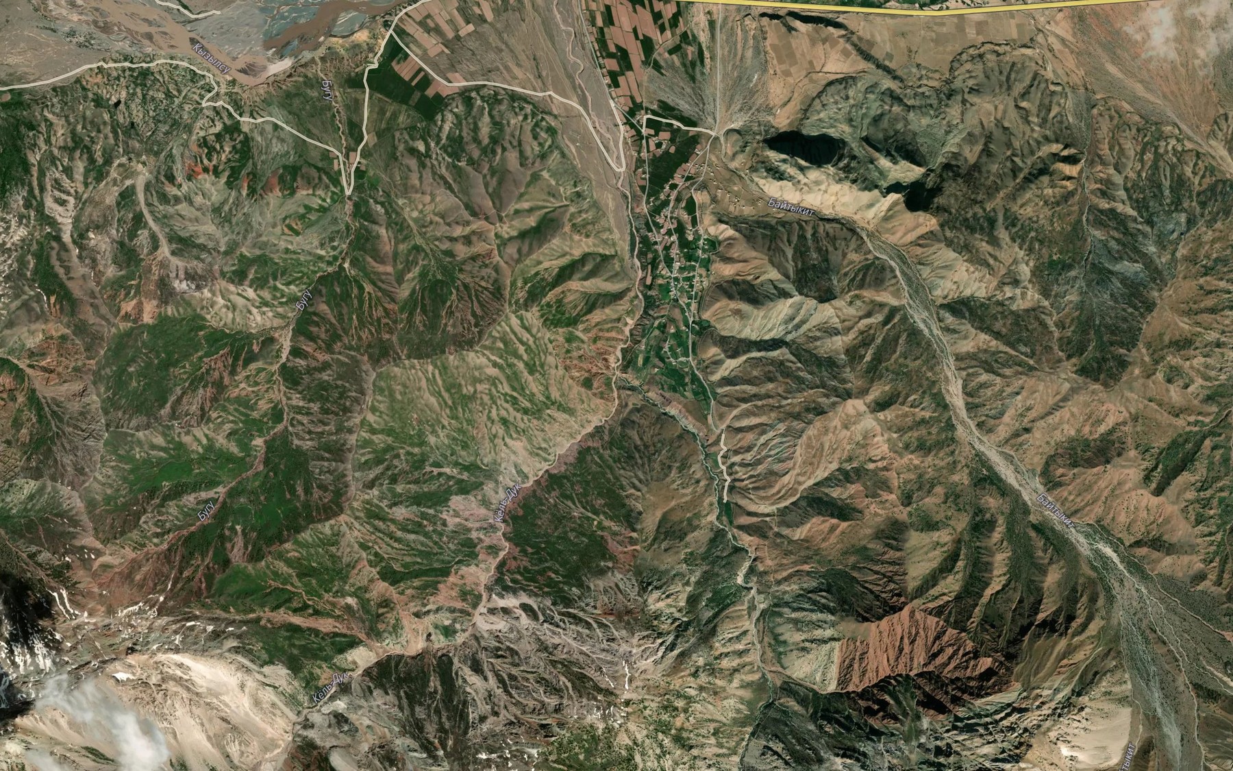 Satellite map of the Kel'-Duk