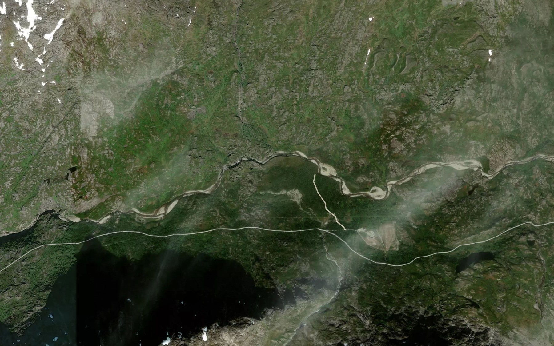 Satellite map of the Cunojohka