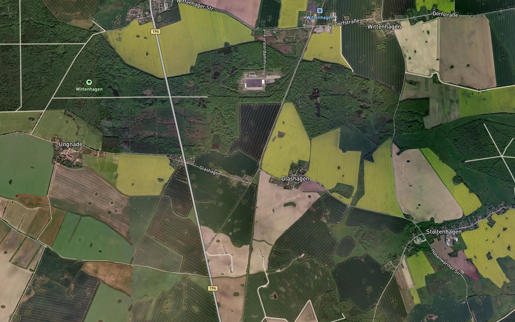 Satellite map of the Streifenbruchgraben
