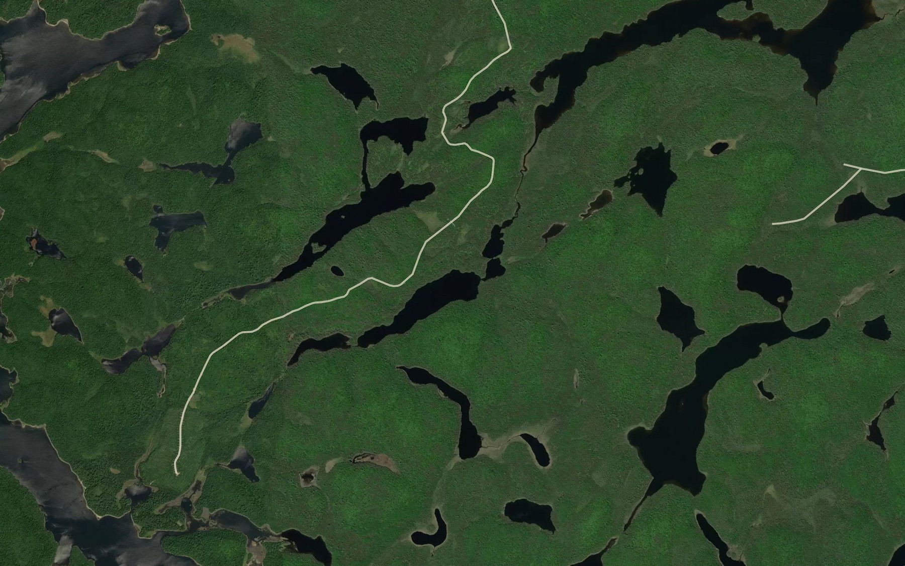 Satellite map of the Lac du Pin Equarri