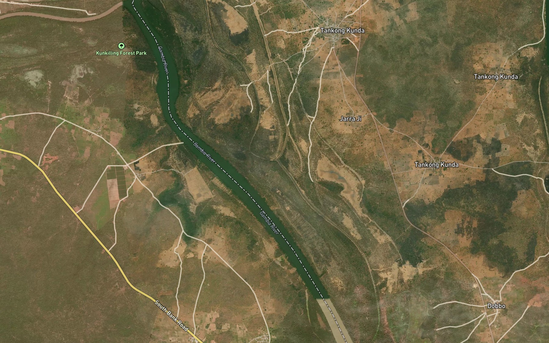 Satellite map of the Tankung Bolon