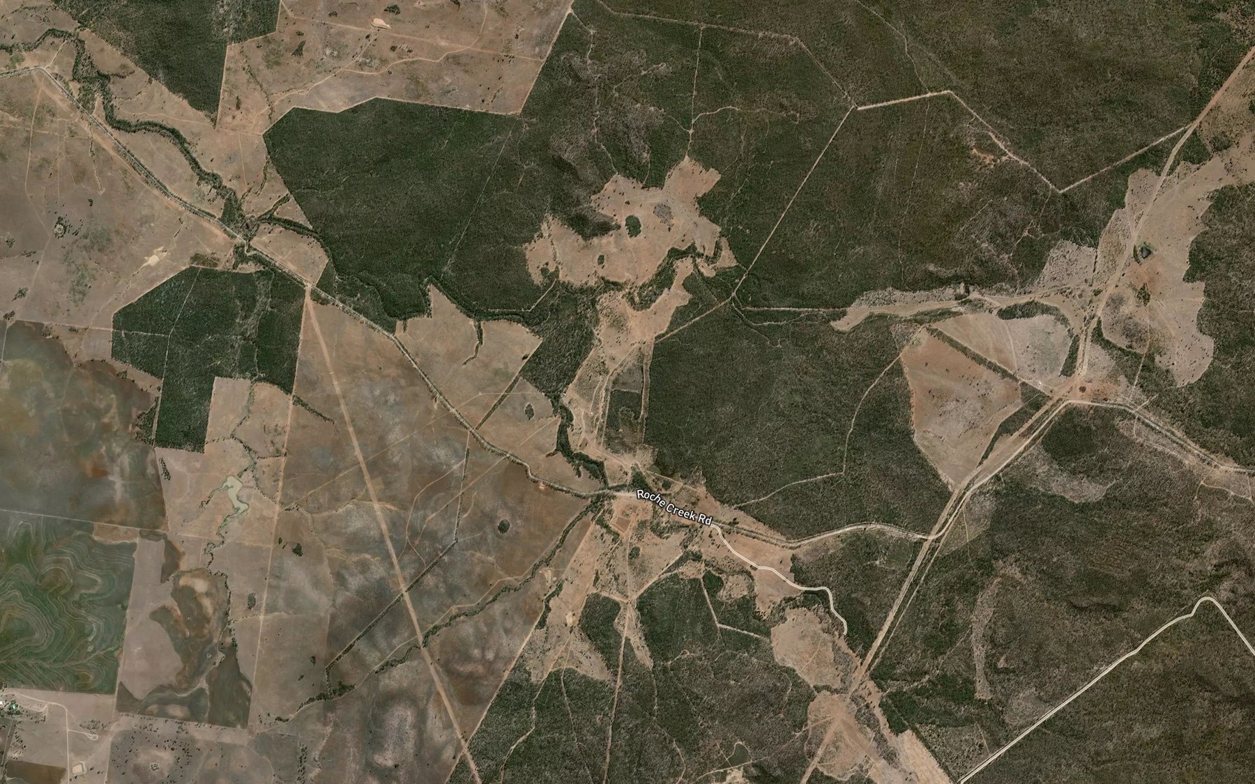 Satellite map of the Ship Creek