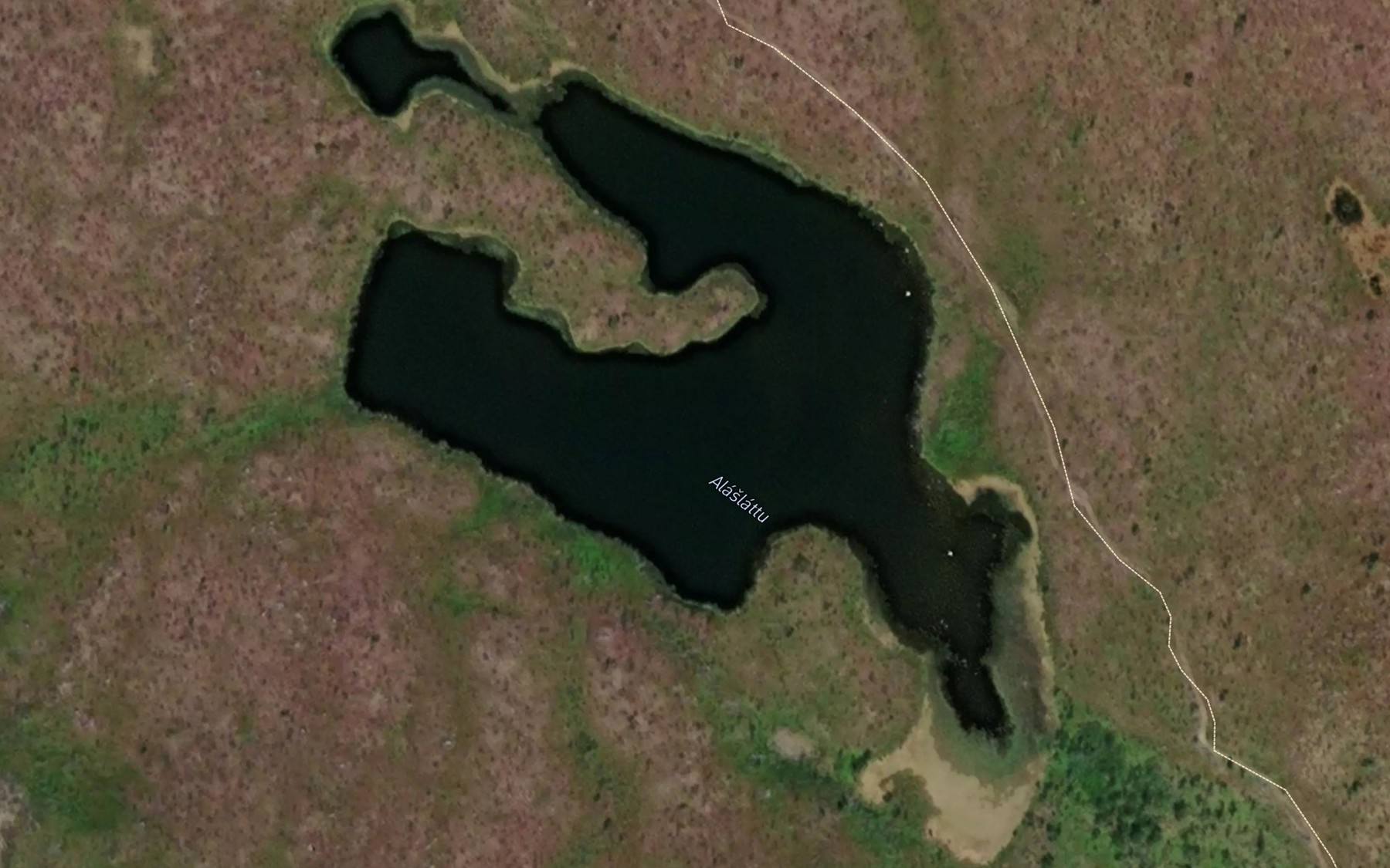 Satellite map of the Alasladdo