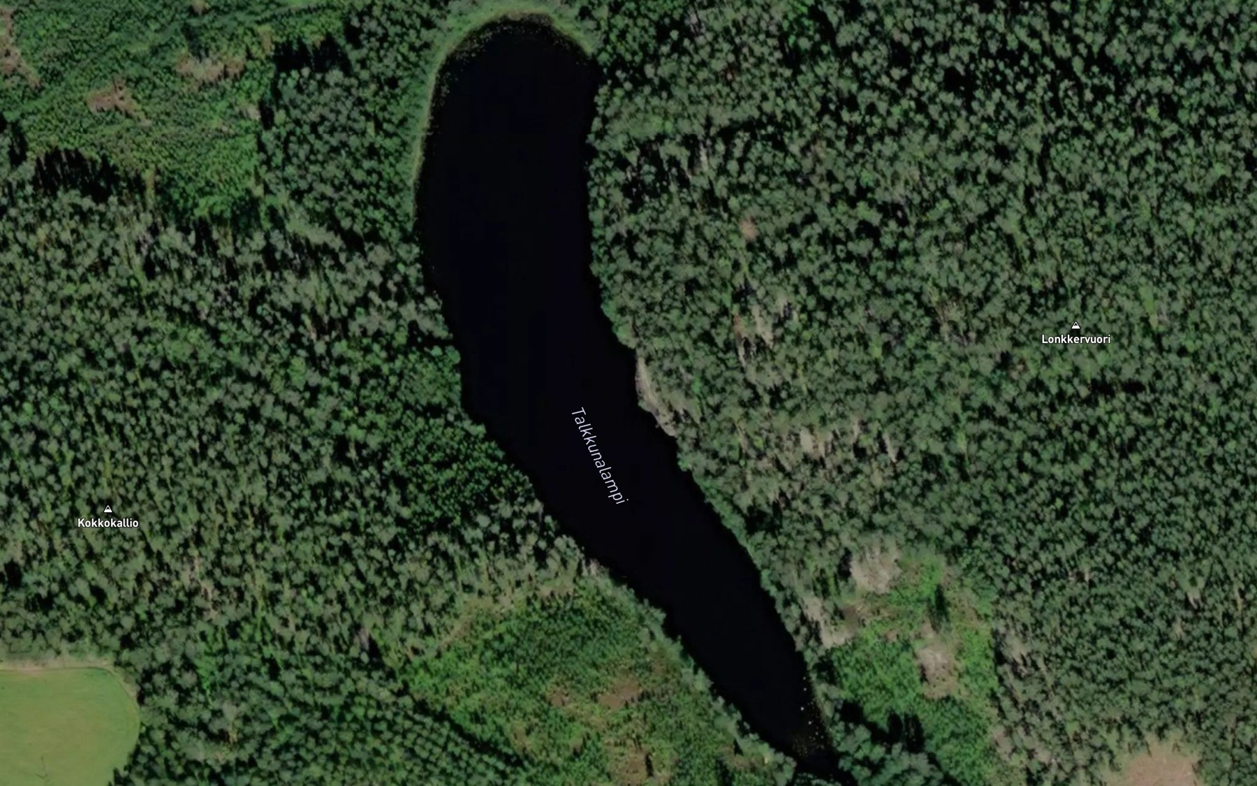 Satellite map of the Talkkunalampi