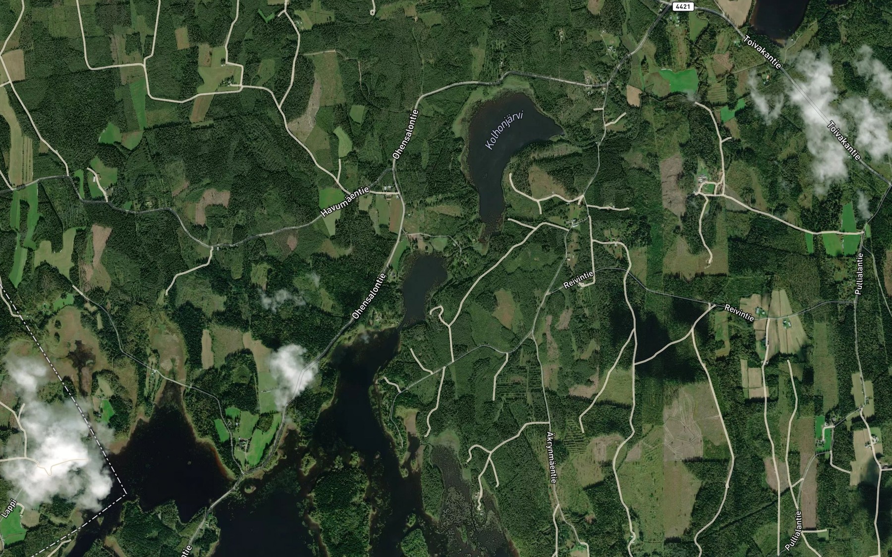 Satellite map of the Pajulahti