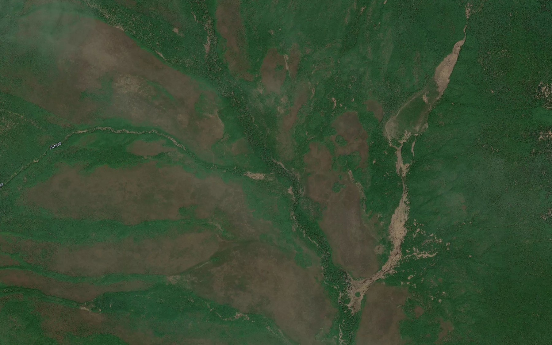 Satellite map of the Aikta