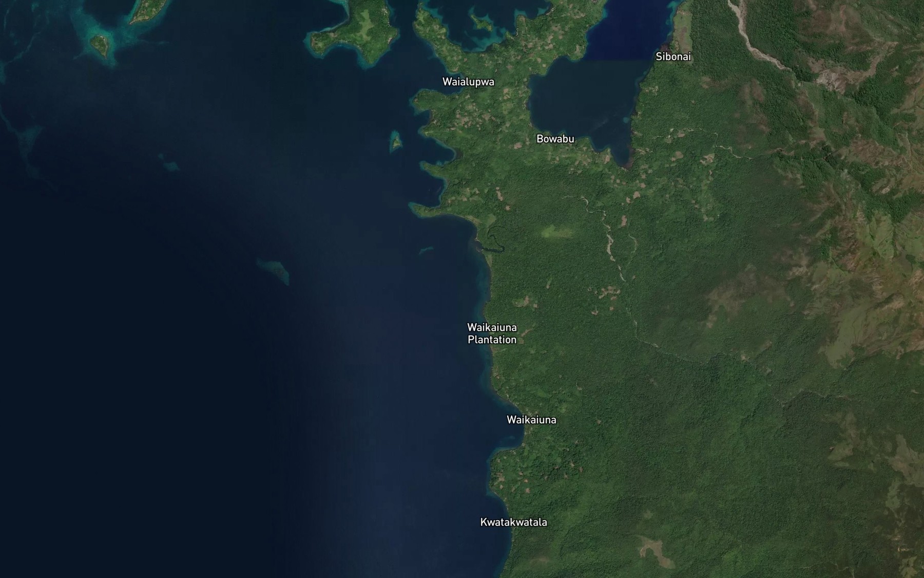 Satellite map of the Lebudowa Bay