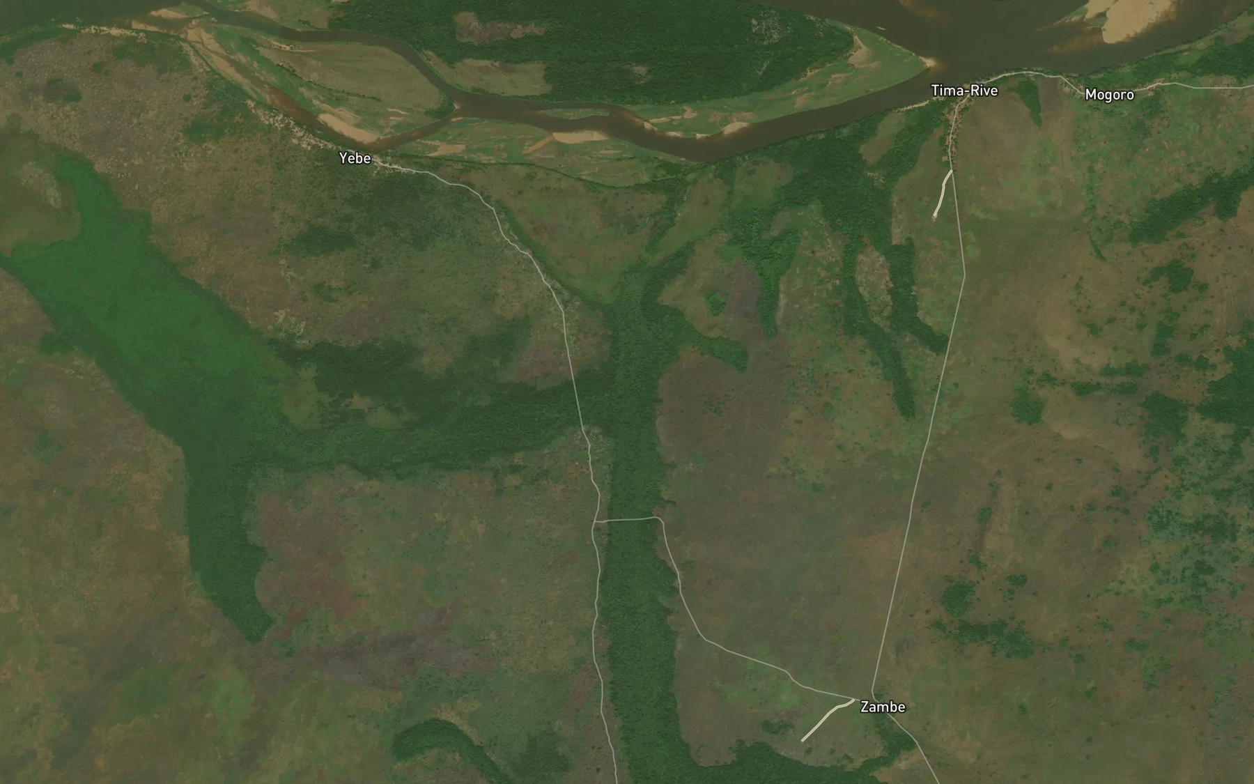 Satellite map of the Lipela