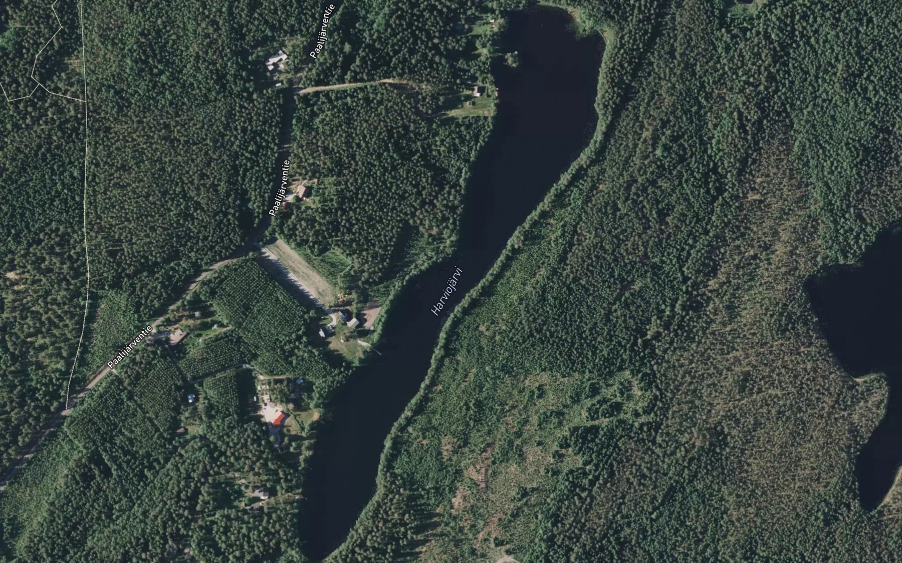 Satellite map of the Harvia
