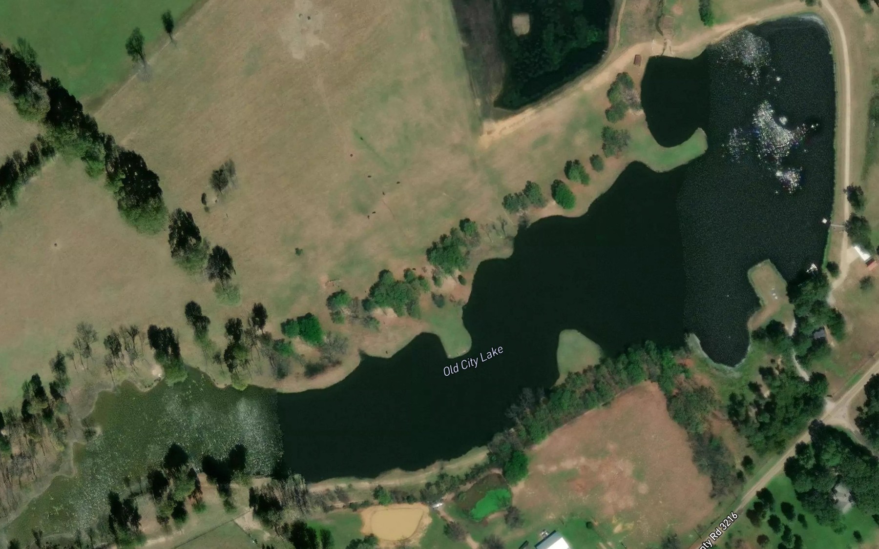 Satellite map of the Old City Lake