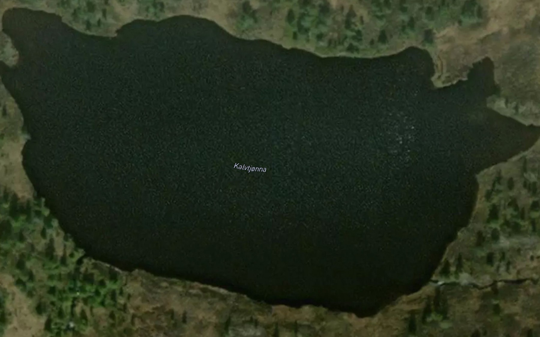 Satellite map of the Kvilalitjorna