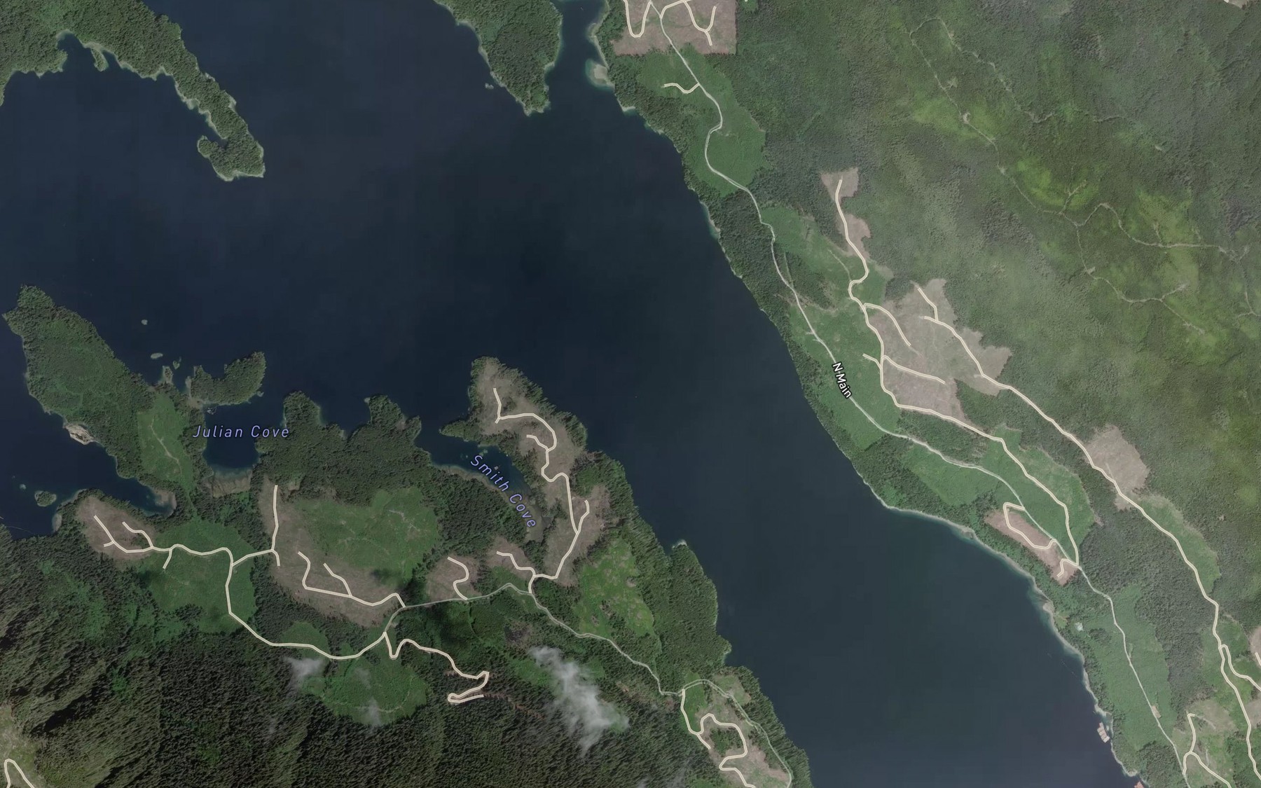 Satellite map of the Buchholz Rock