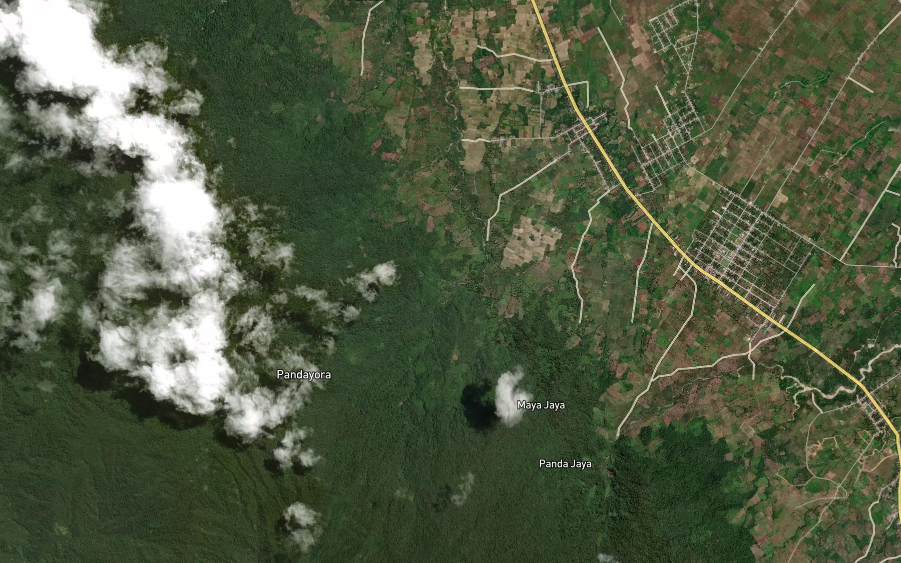 Satellite map of the Koro Kalinguk