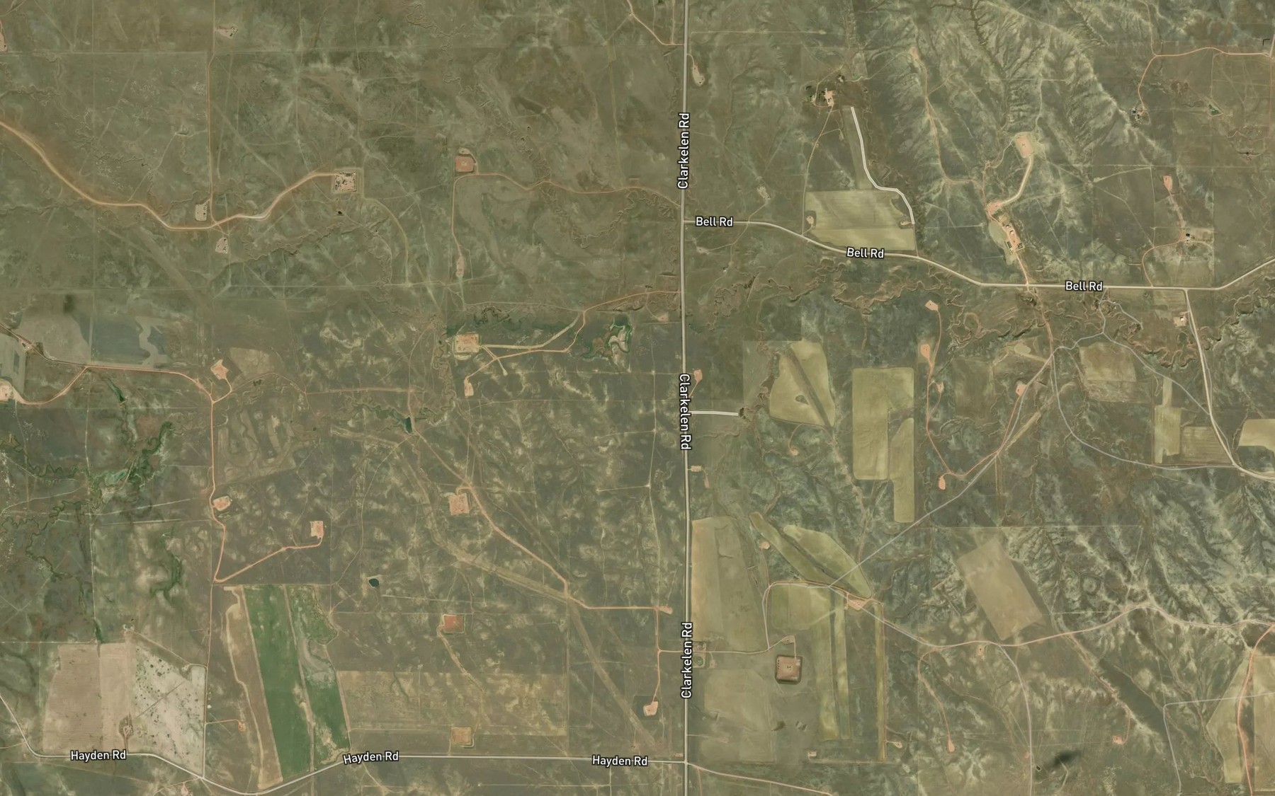 Satellite map of the Patra Number 2 Reservoir