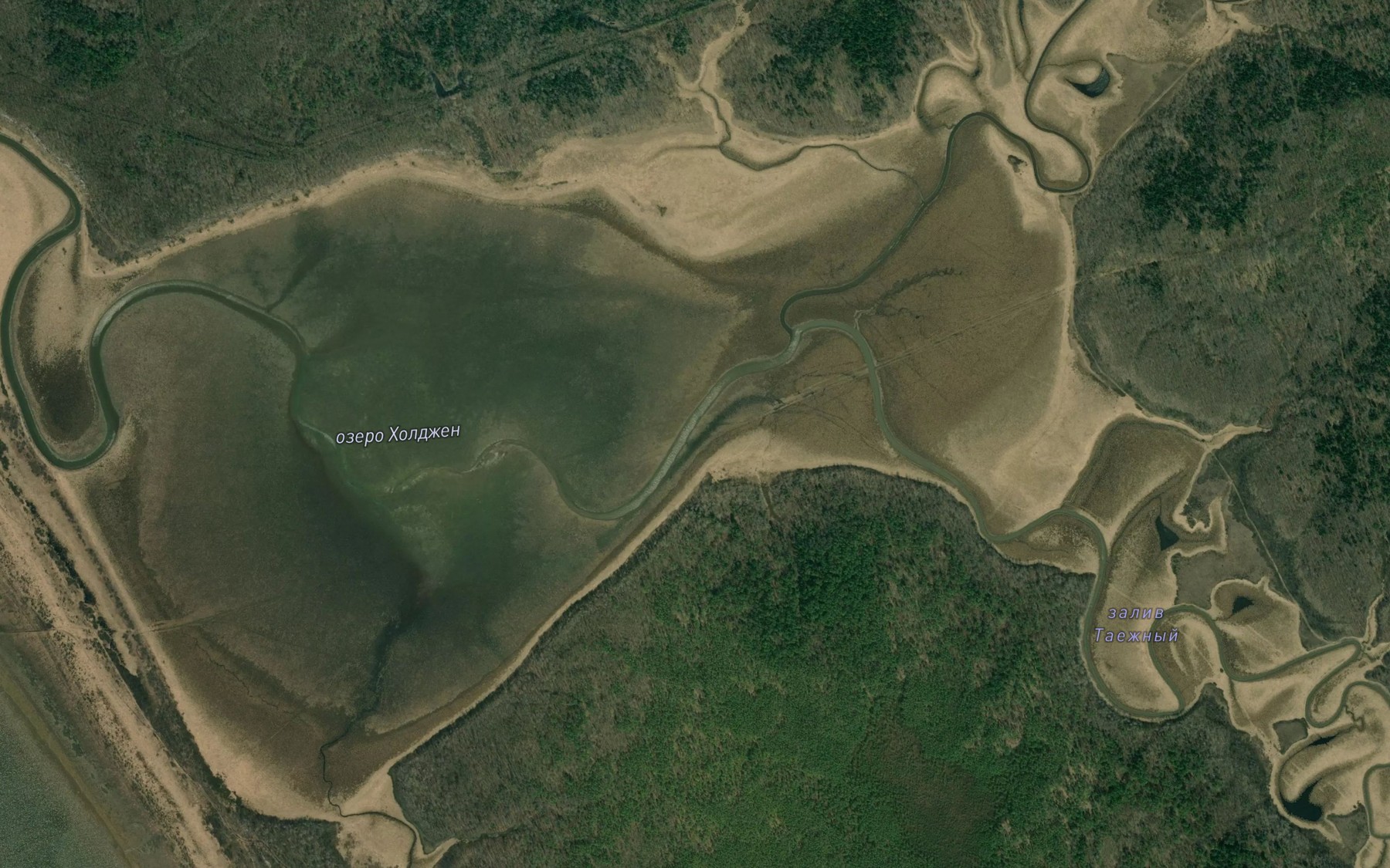 Satellite map of the Ozero Kholdzhen
