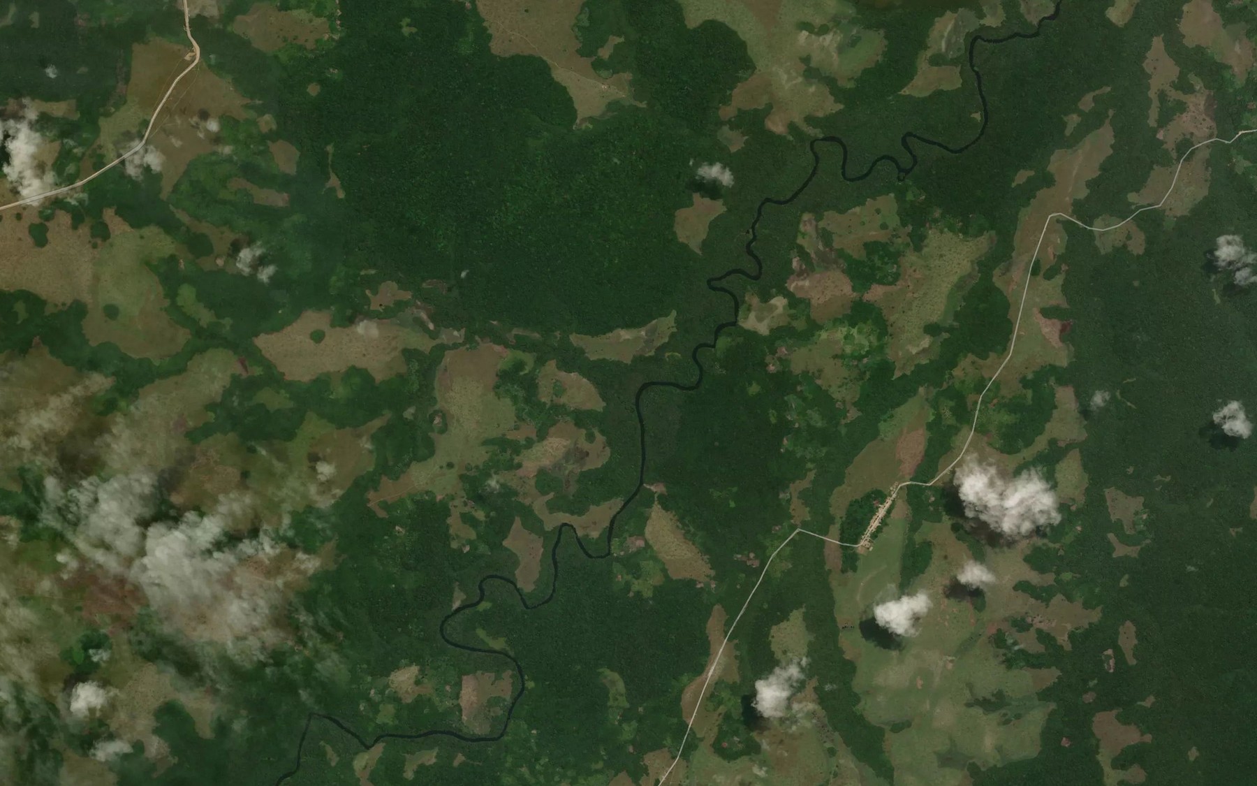 Satellite map of the Nzoassi