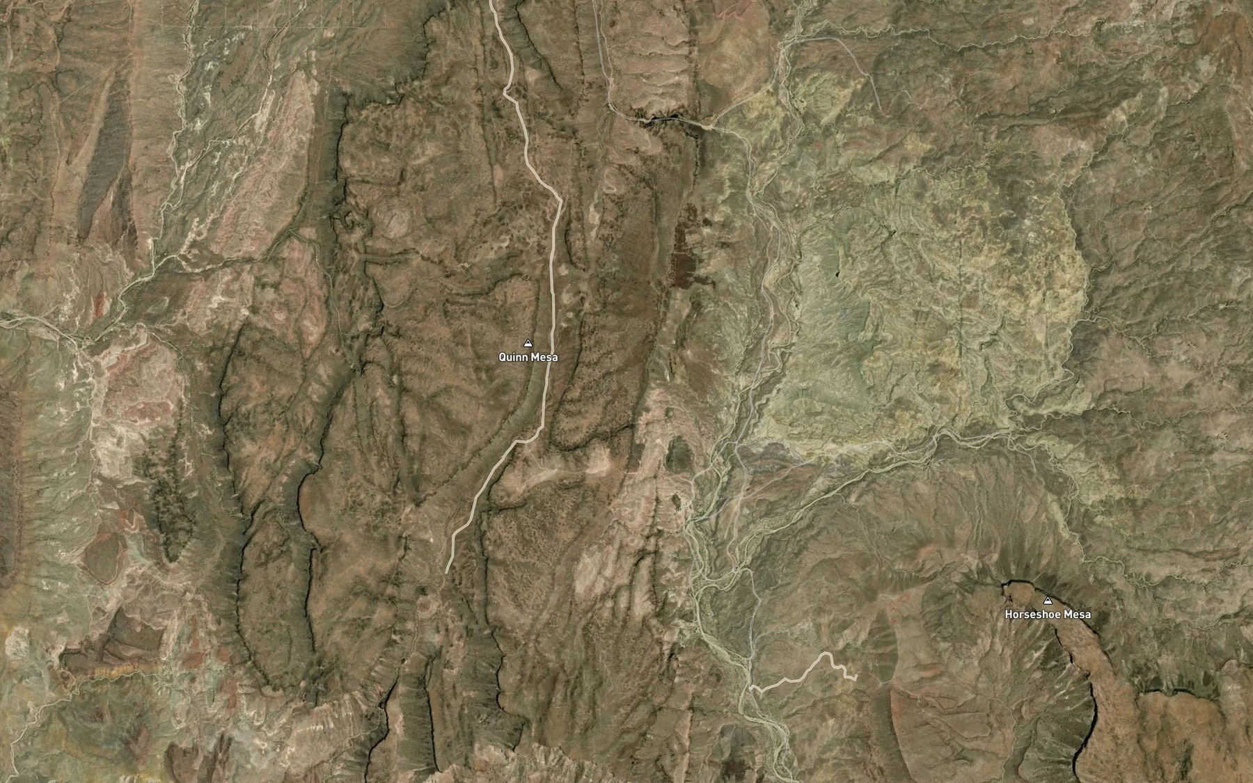Satellite map of the Newman Springs