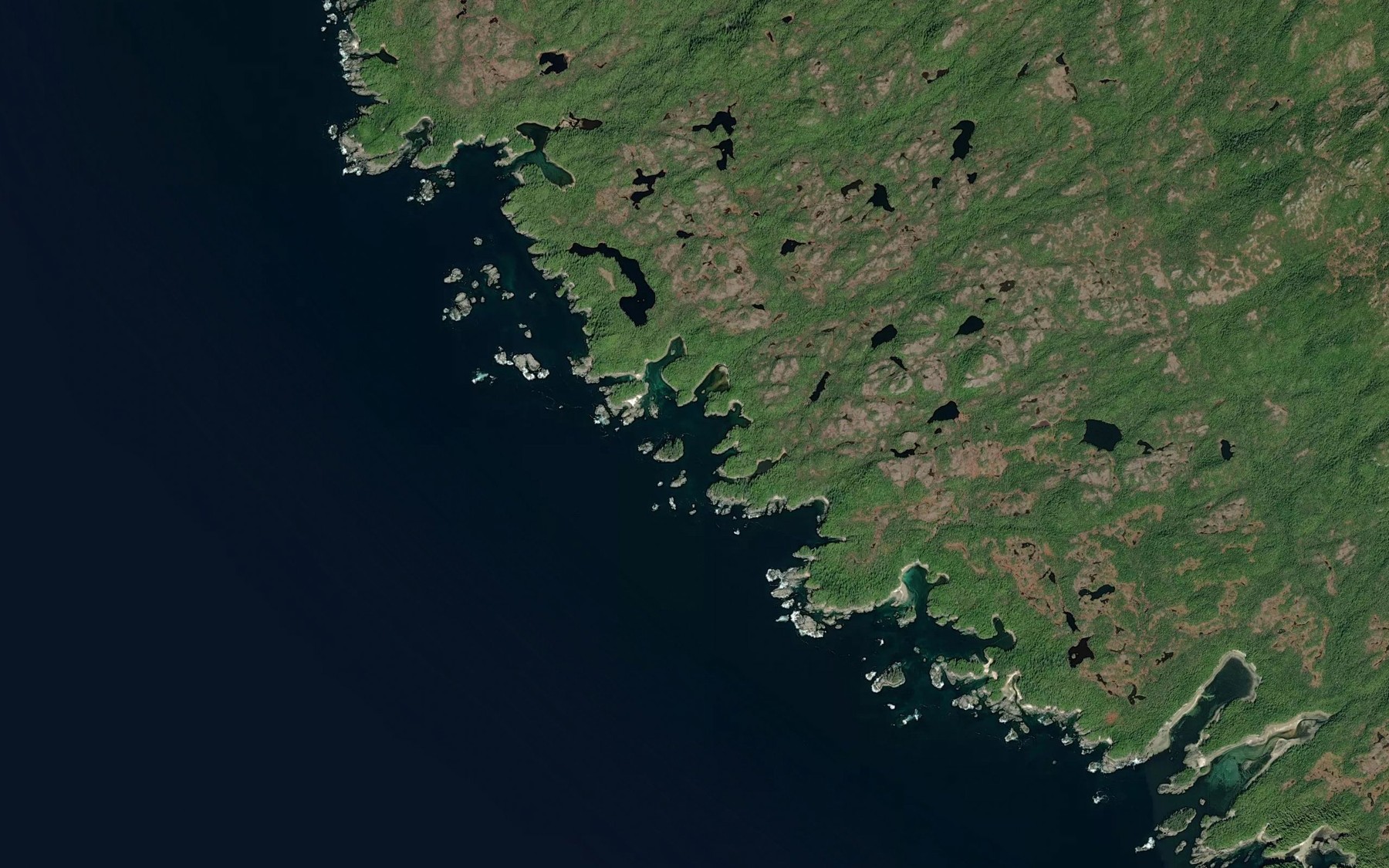 Satellite map of the Boat Harbor